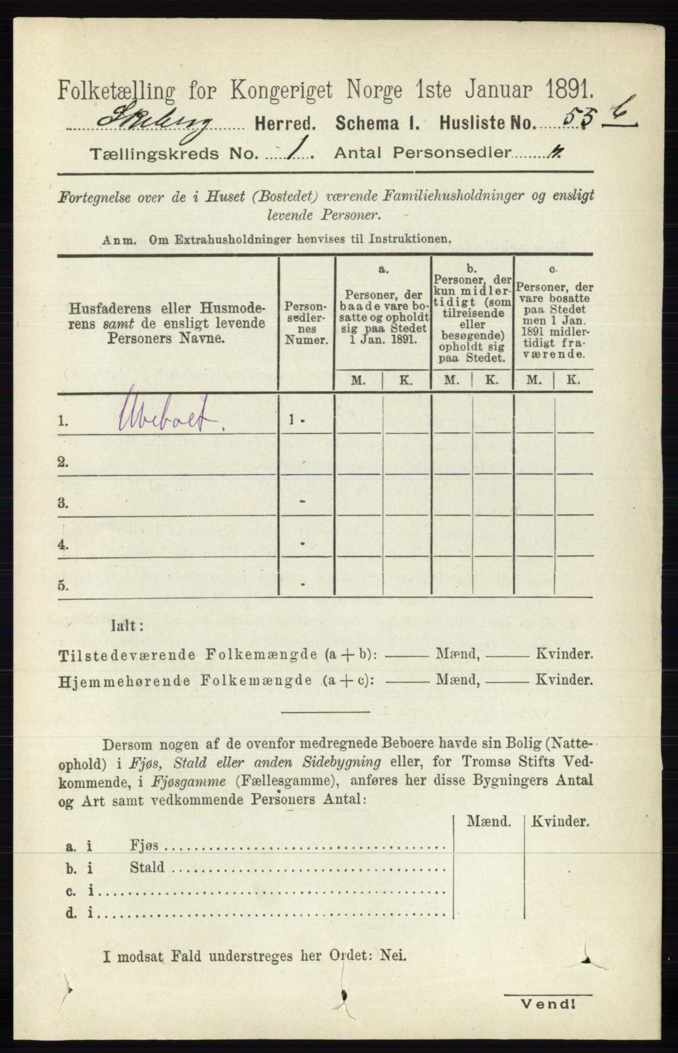 RA, Folketelling 1891 for 0115 Skjeberg herred, 1891, s. 86