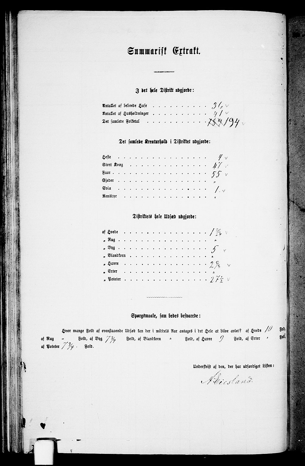 RA, Folketelling 1865 for 1018P Søgne prestegjeld, 1865, s. 58