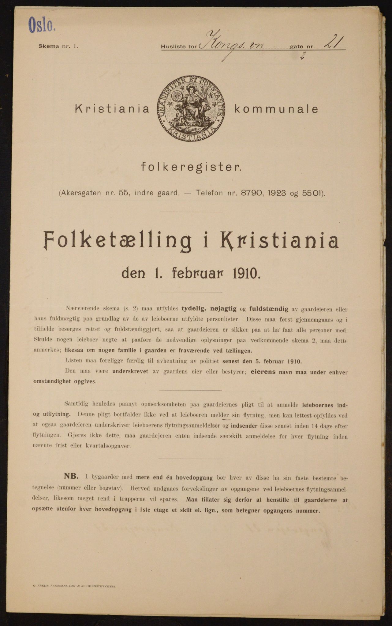 OBA, Kommunal folketelling 1.2.1910 for Kristiania, 1910, s. 51514