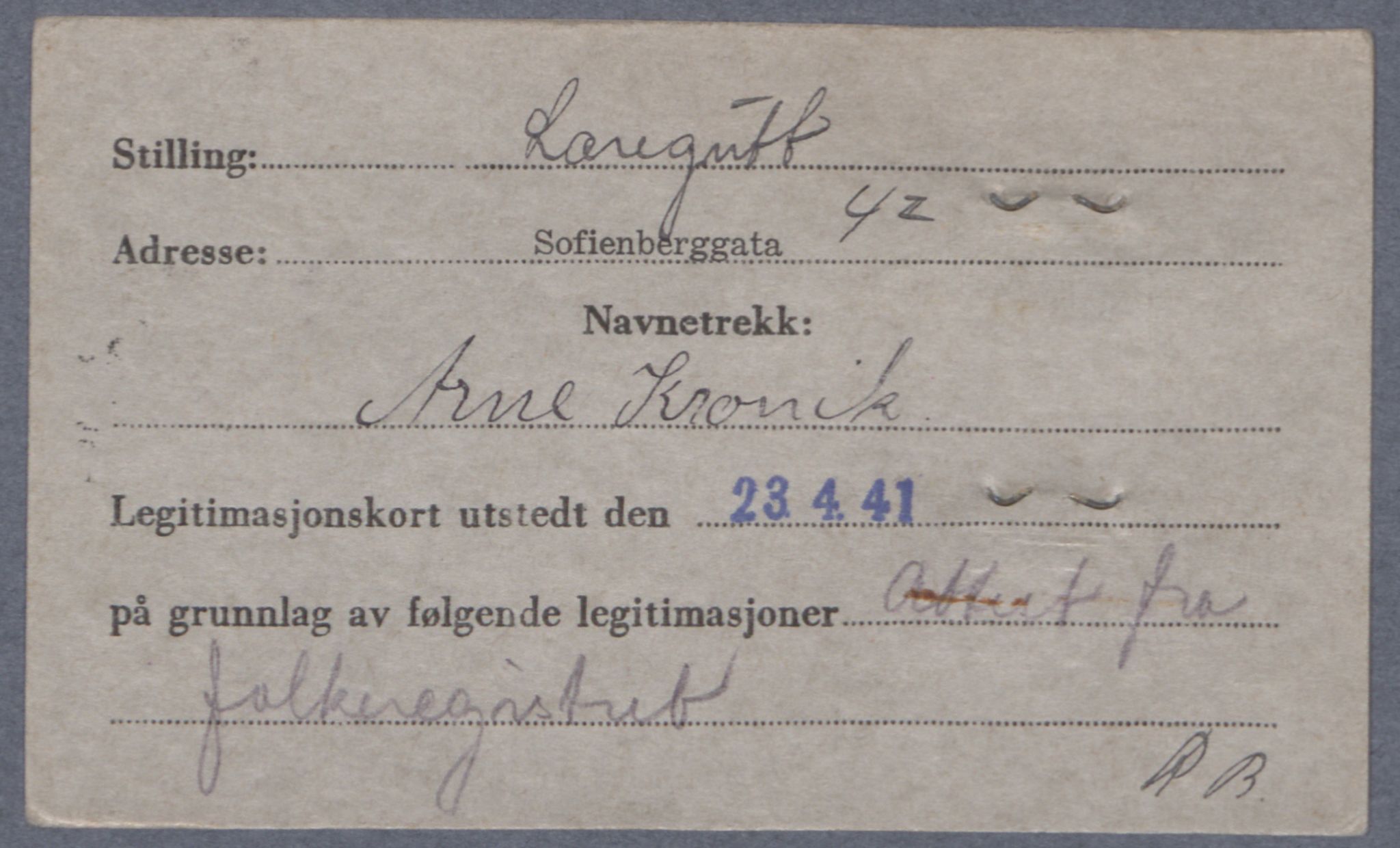 Sosialdepartementet, Våre Falne, RA/S-1708/E/Ee/L0021A: Fotografier av jøder på legitimasjonskort (1941-42), 1941-1942, s. 214
