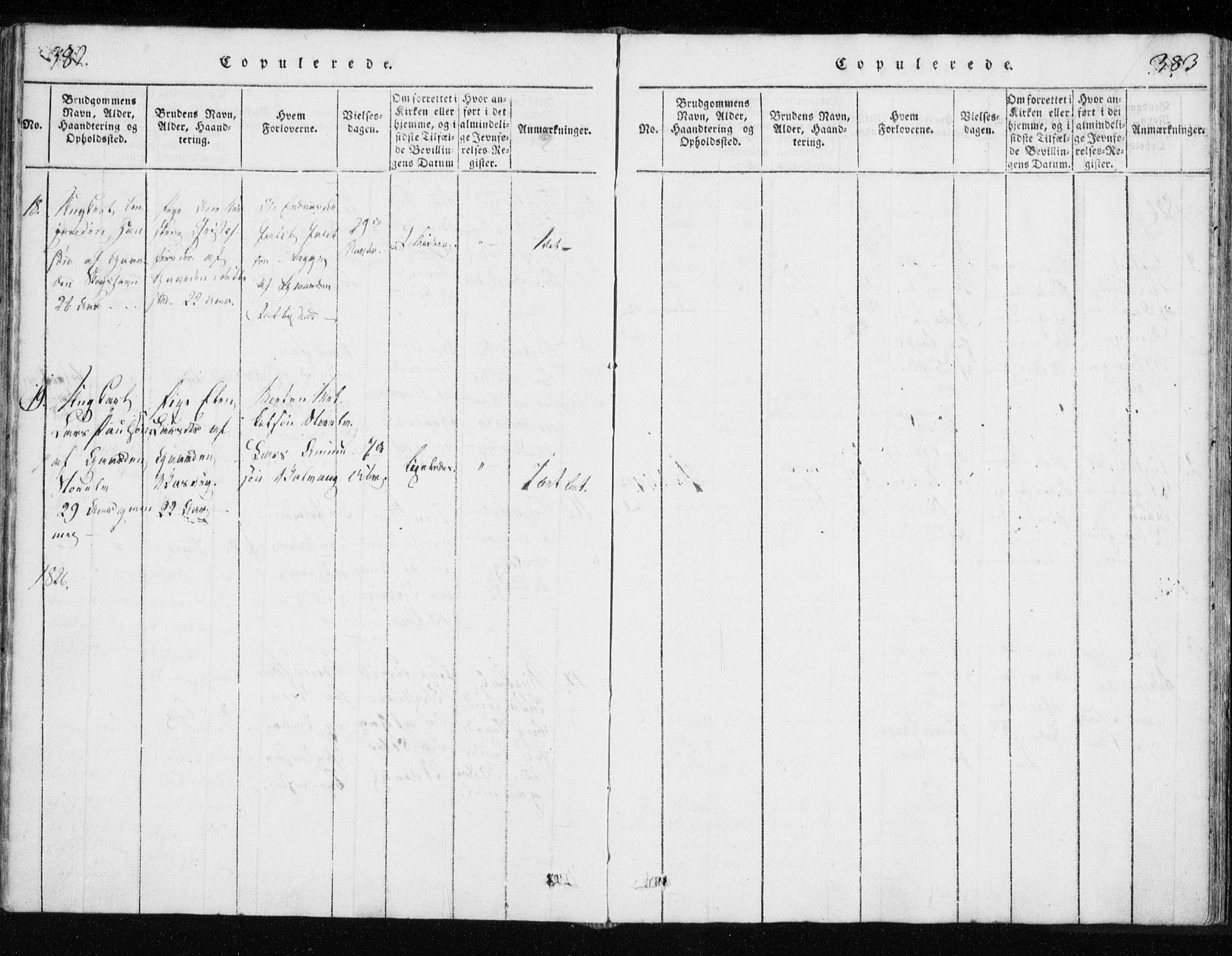 Tranøy sokneprestkontor, SATØ/S-1313/I/Ia/Iaa/L0004kirke: Ministerialbok nr. 4, 1820-1829, s. 382-383