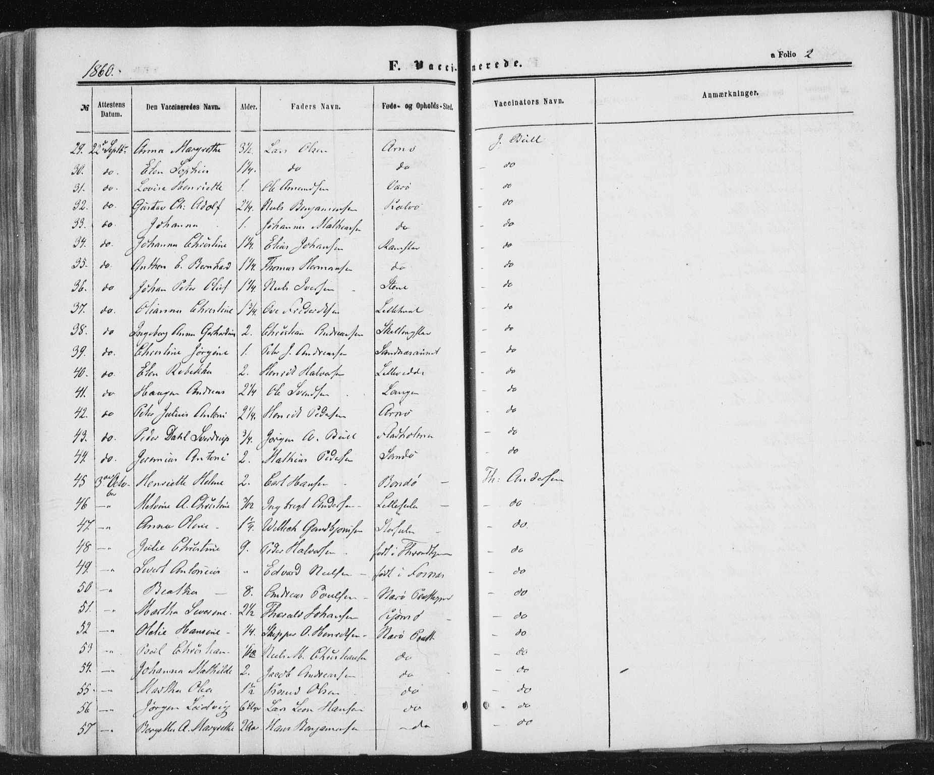 Ministerialprotokoller, klokkerbøker og fødselsregistre - Nord-Trøndelag, SAT/A-1458/784/L0670: Ministerialbok nr. 784A05, 1860-1876, s. 2
