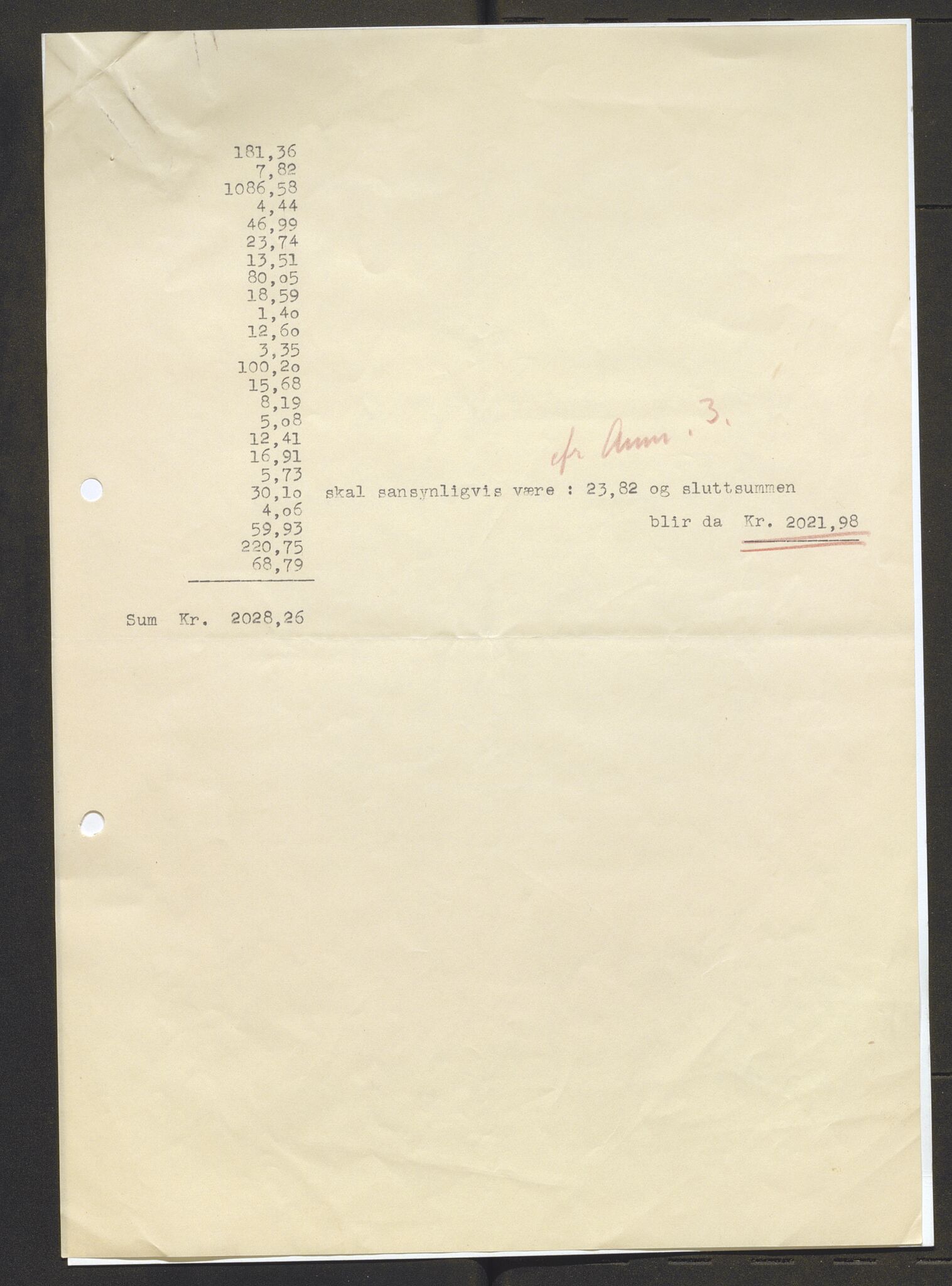 Bergens Museum, AV/SAB-A-17301/13/D/L0002: Korrespondanse , 1928-1940, s. 433