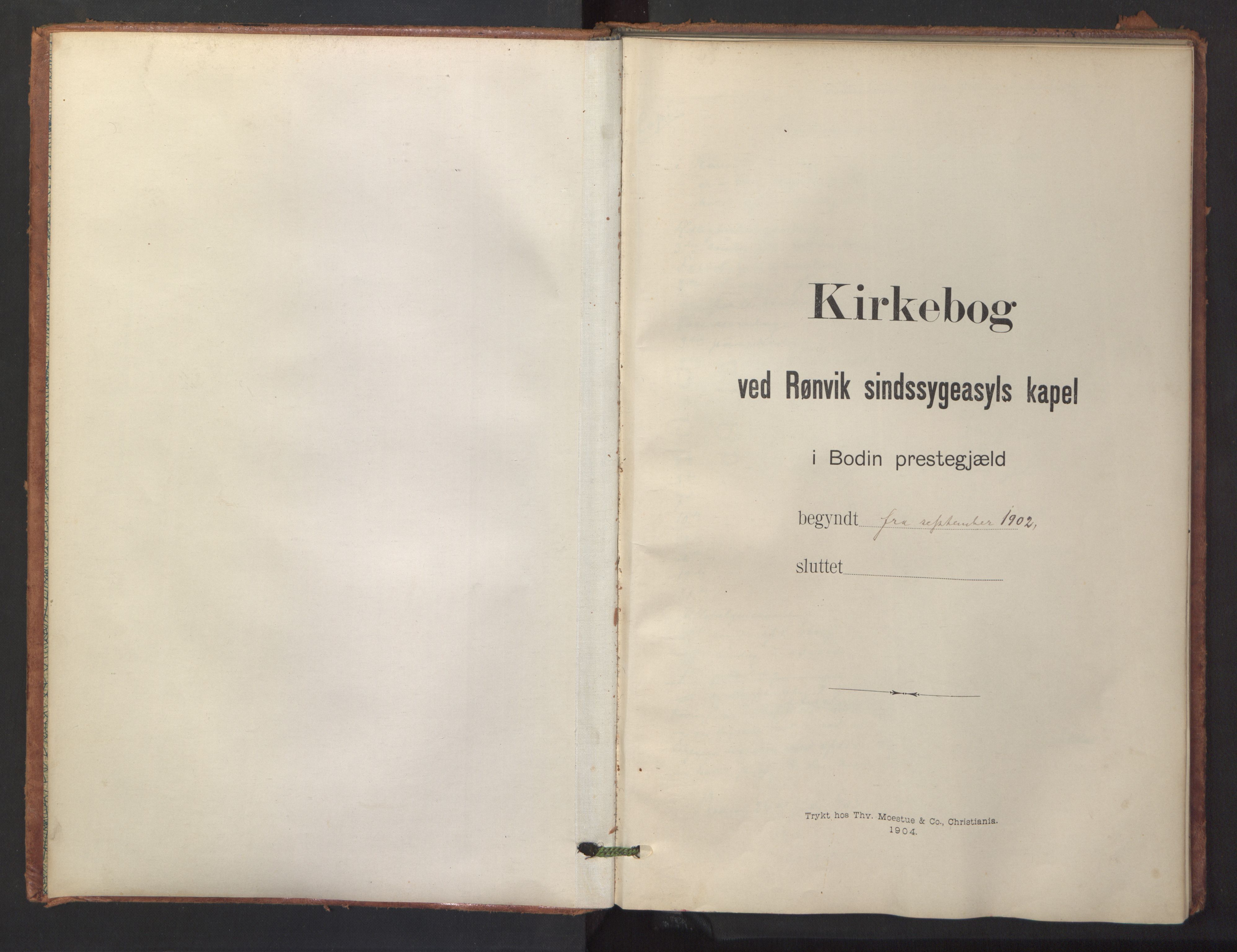 Ministerialprotokoller, klokkerbøker og fødselsregistre - Nordland, AV/SAT-A-1459/809/L0136: Ministerialbok nr. 809A01, 1902-1962