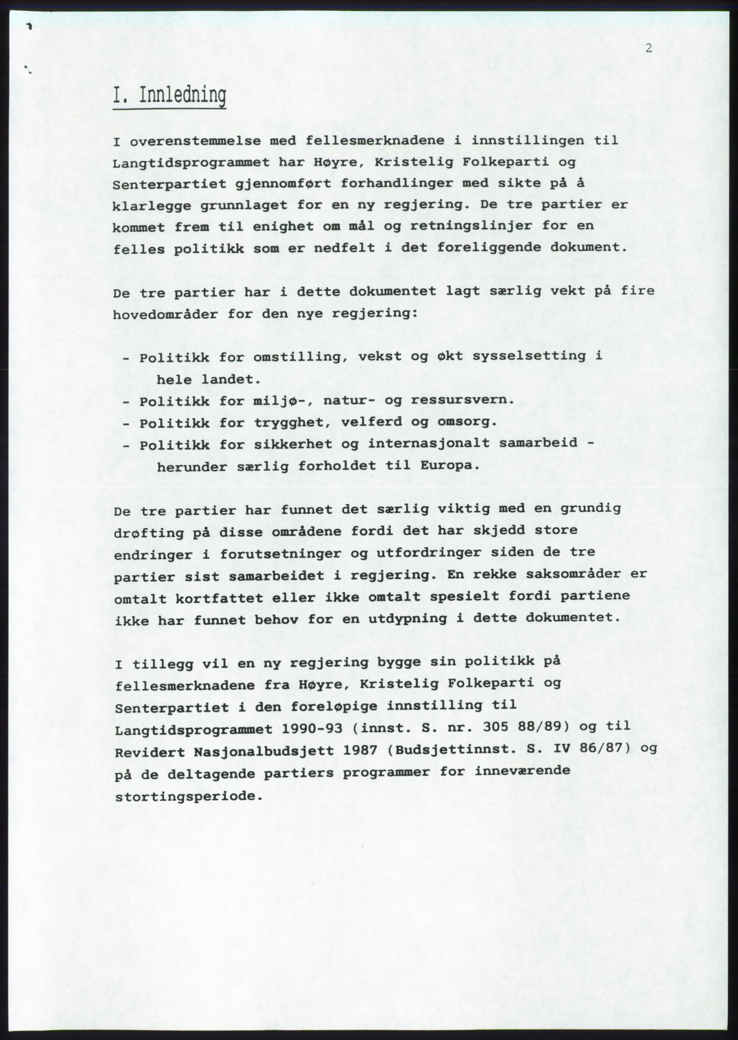 Forhandlingsmøtene 1989 mellom Høyre, KrF og Senterpartiet om dannelse av regjering, AV/RA-PA-0697/A/L0001: Forhandlingsprotokoll med vedlegg, 1989, s. 530