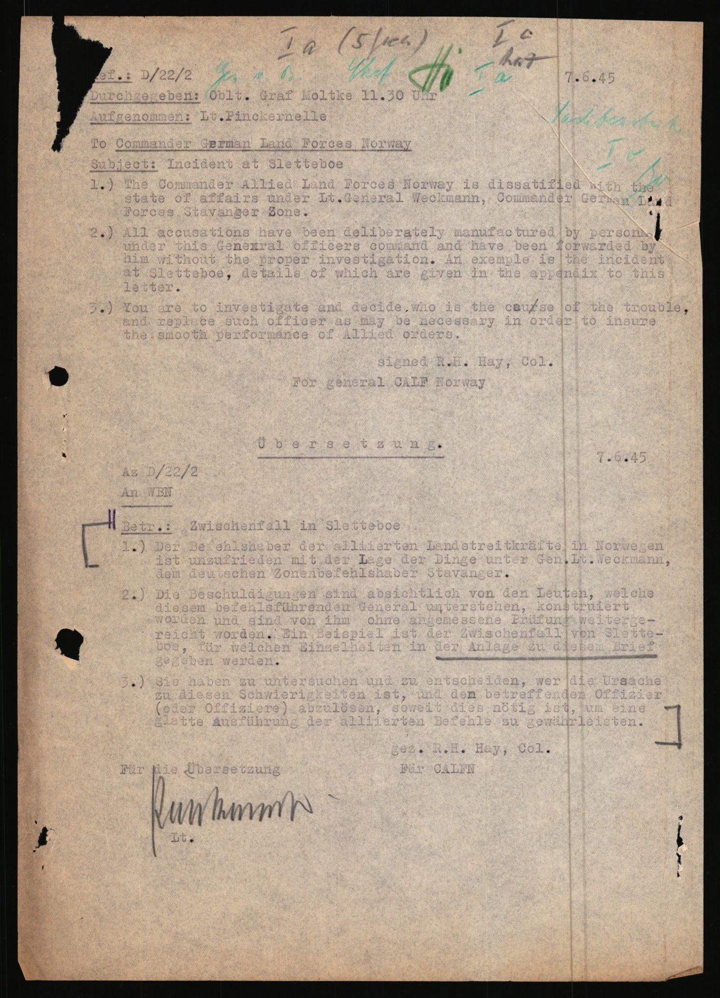 Forsvarets Overkommando. 2 kontor. Arkiv 11.4. Spredte tyske arkivsaker, AV/RA-RAFA-7031/D/Dar/Dara/L0021: Nachrichten des OKW, 1943-1945, s. 160