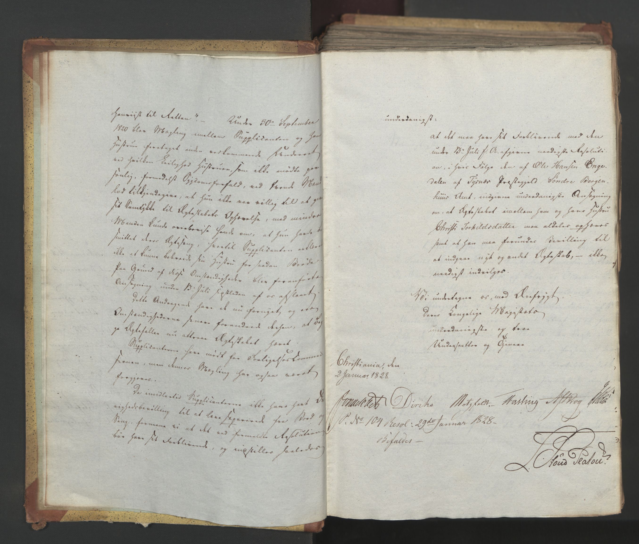 Statsrådsavdelingen i Stockholm, AV/RA-S-1003/D/Da/L0054: Regjeringsinnstillinger nr. 1-230, 1828, s. 5
