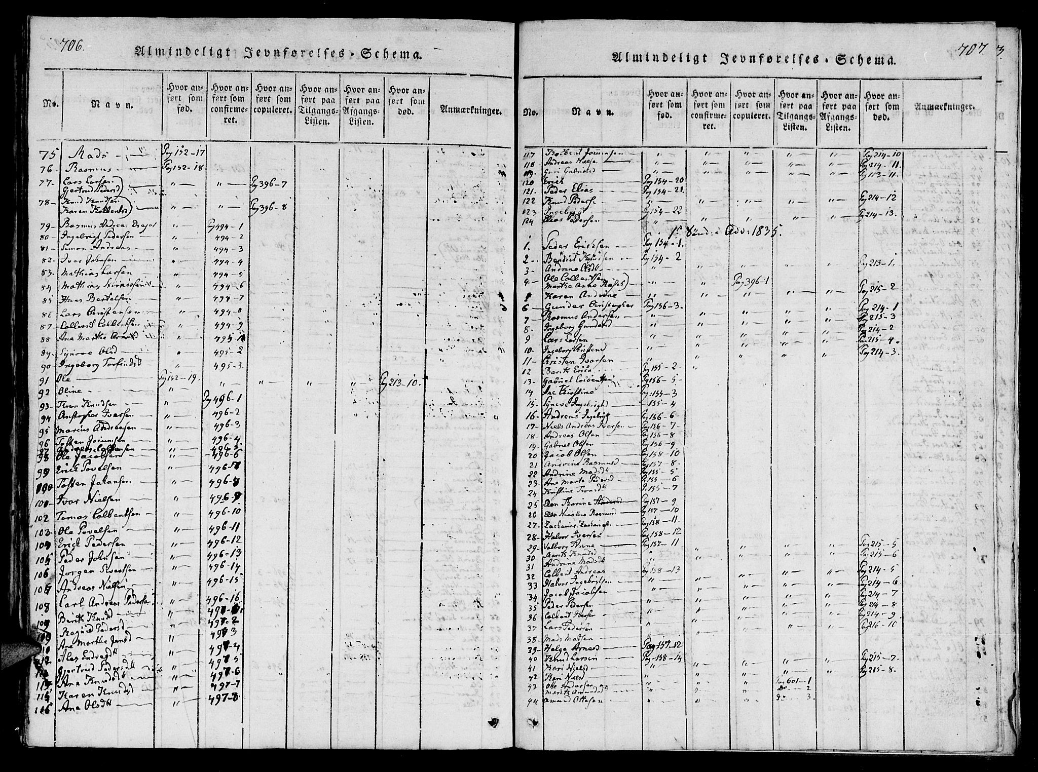 Ministerialprotokoller, klokkerbøker og fødselsregistre - Møre og Romsdal, SAT/A-1454/560/L0718: Ministerialbok nr. 560A02, 1817-1844, s. 706-707