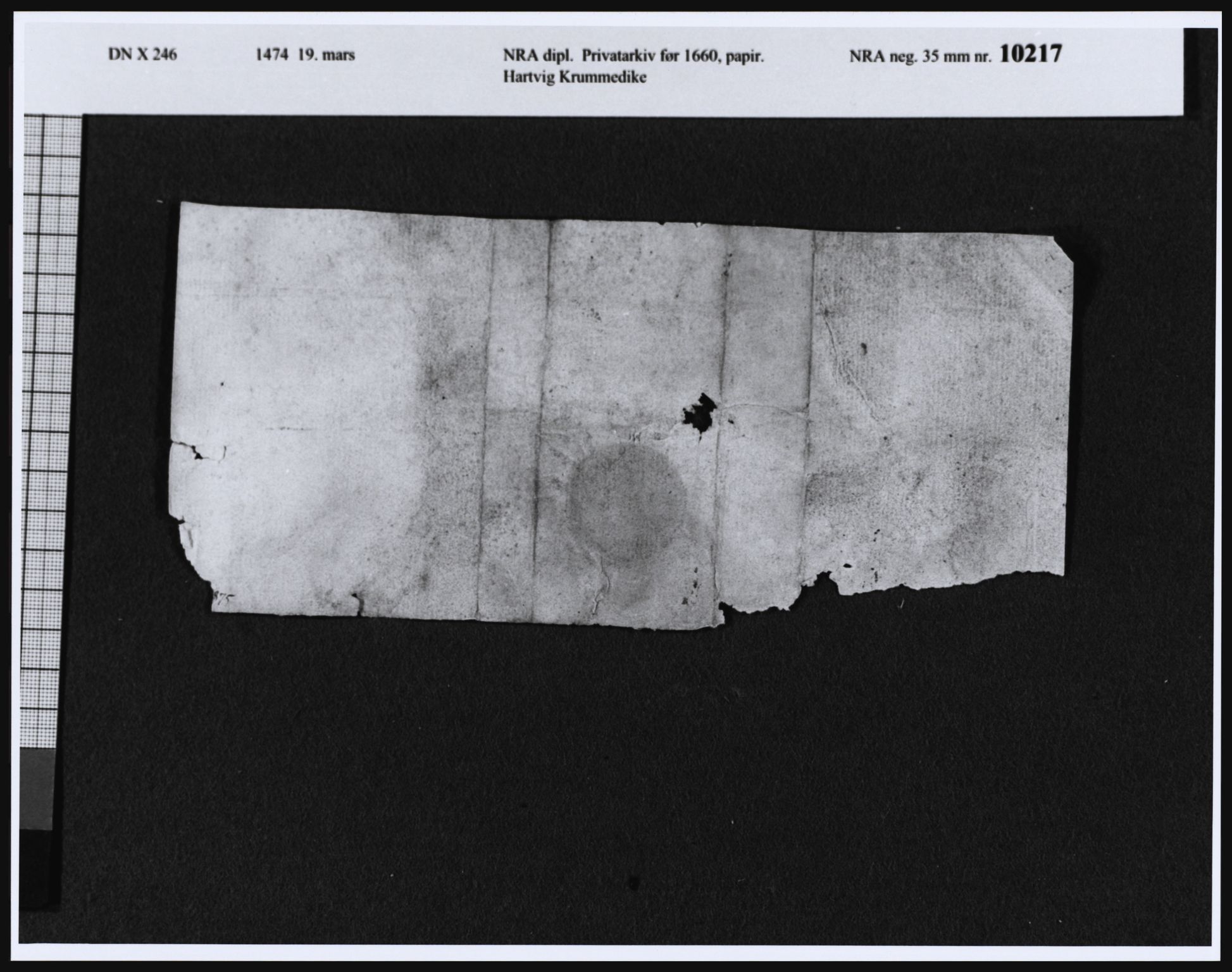 Riksarkivets diplomsamling, AV/RA-EA-5965/F21/F21d/F21dn/L0007: Dokumenter, 1445-1477, s. 16