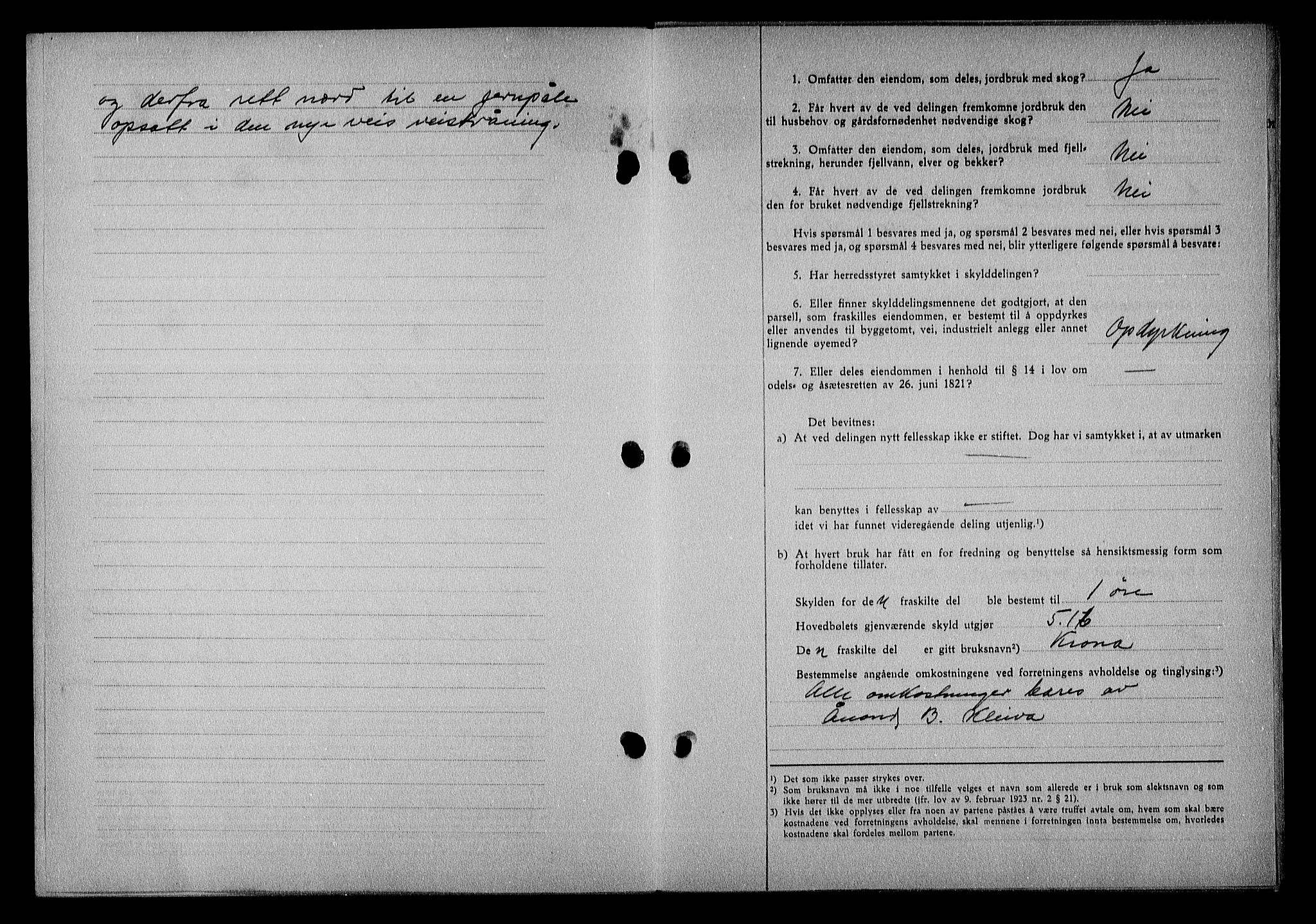 Nedenes sorenskriveri, SAK/1221-0006/G/Gb/Gba/L0048: Pantebok nr. A-II, 1940-1941, Dagboknr: 587/1941