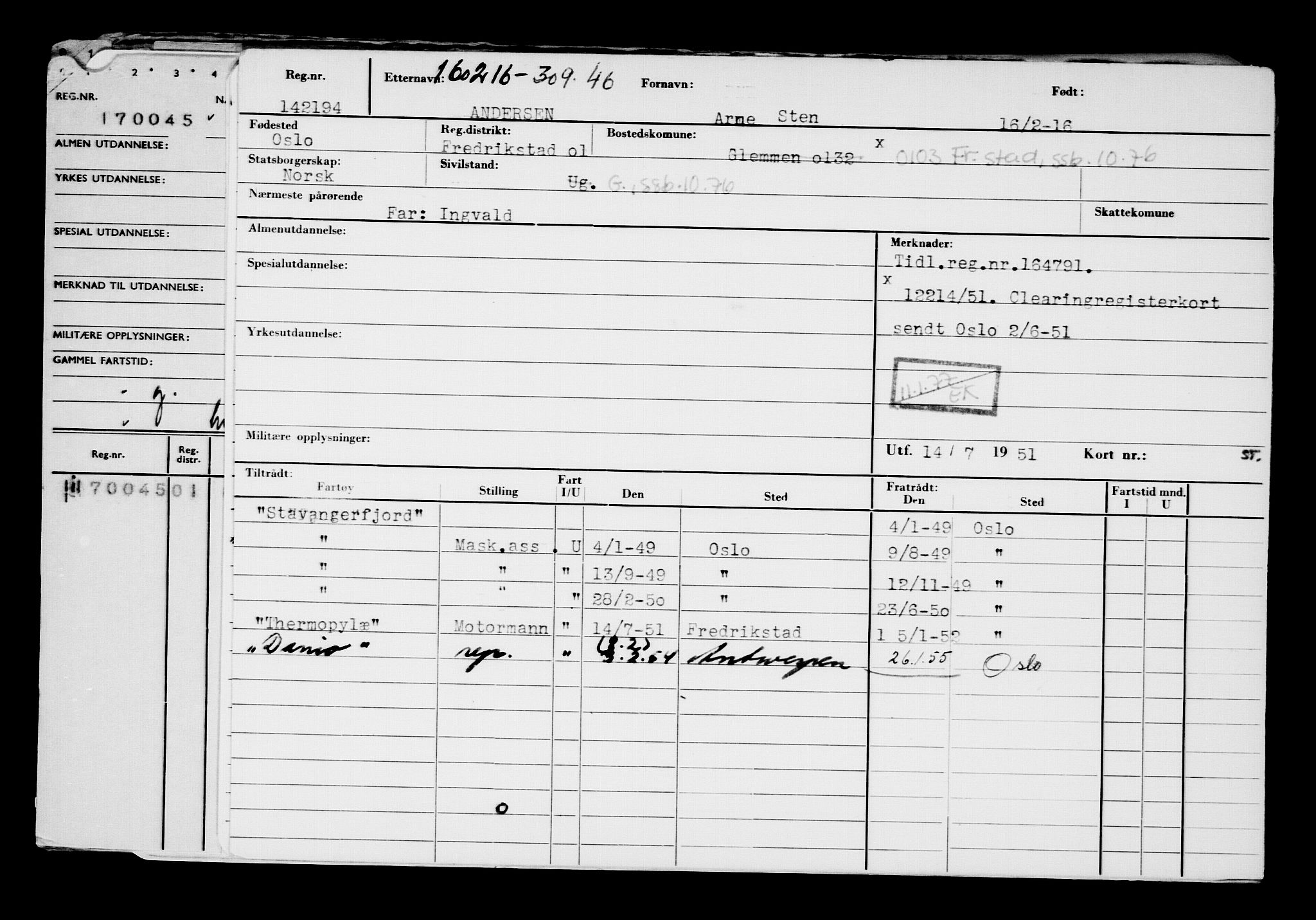 Direktoratet for sjømenn, AV/RA-S-3545/G/Gb/L0136: Hovedkort, 1916, s. 649