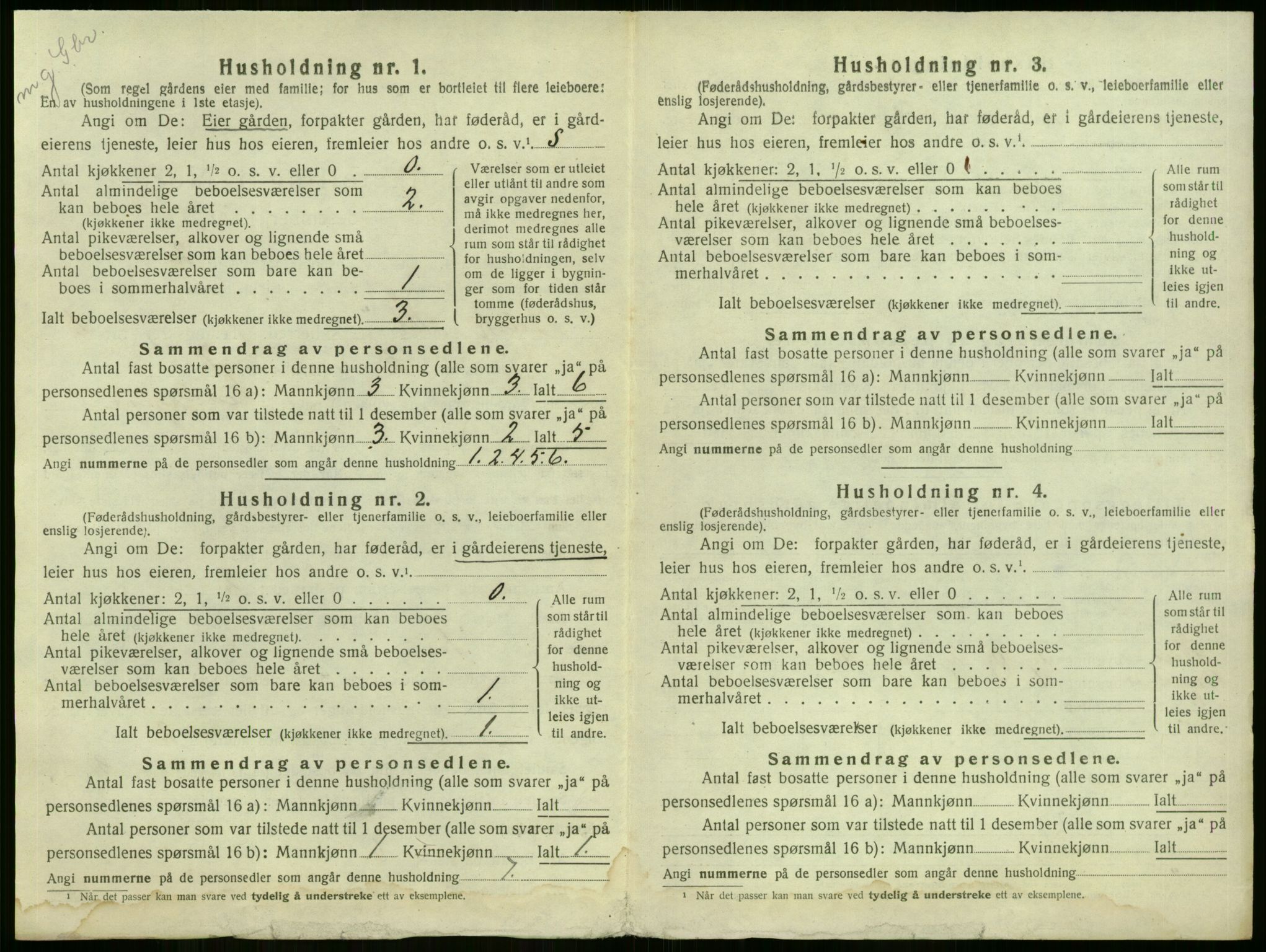 SAKO, Folketelling 1920 for 0619 Ål herred, 1920, s. 55