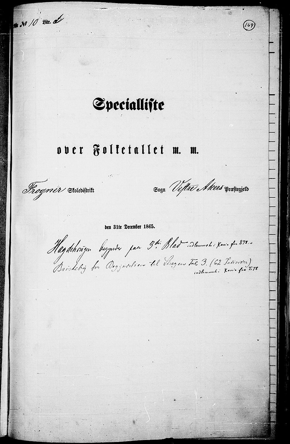 RA, Folketelling 1865 for 0218aP Vestre Aker prestegjeld, 1865, s. 334