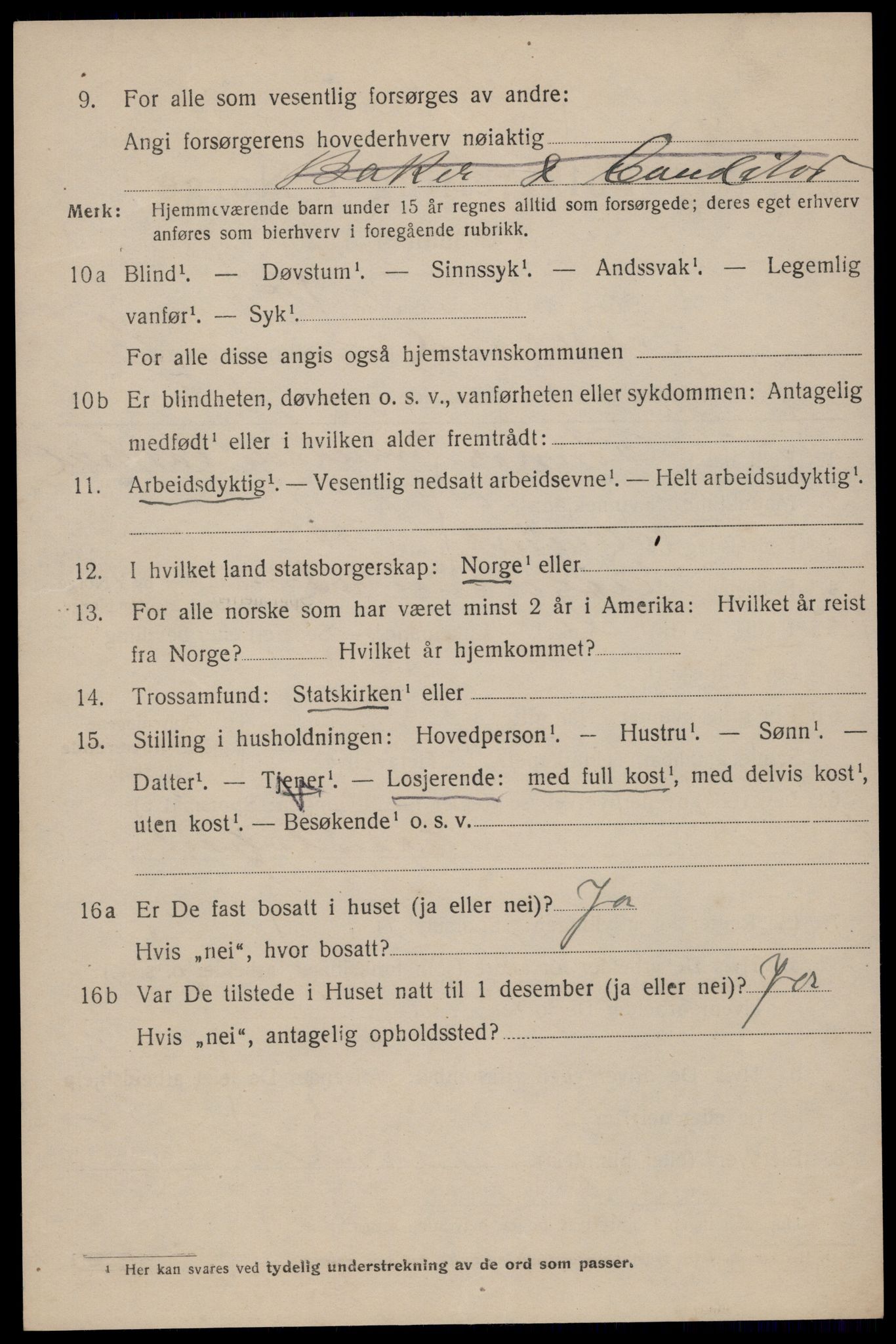 SAST, Folketelling 1920 for 1101 Egersund ladested, 1920, s. 4133