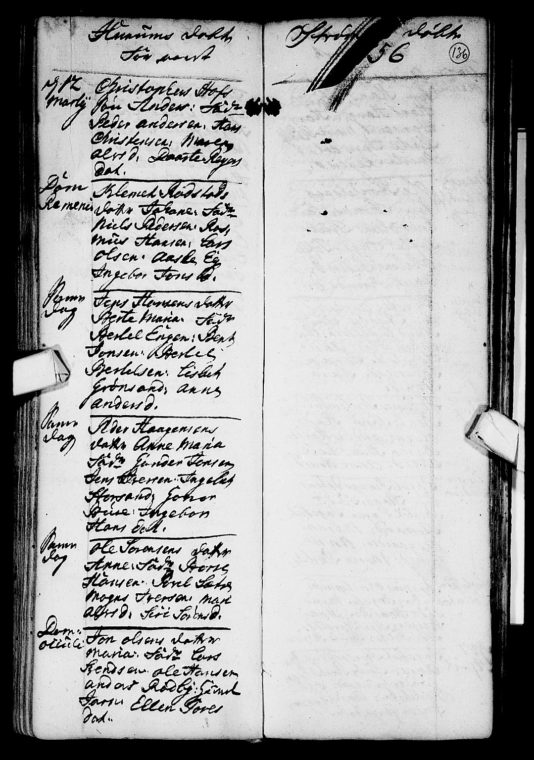 Hurum kirkebøker, AV/SAKO-A-229/F/Fa/L0002: Ministerialbok nr. 2, 1733-1757, s. 136