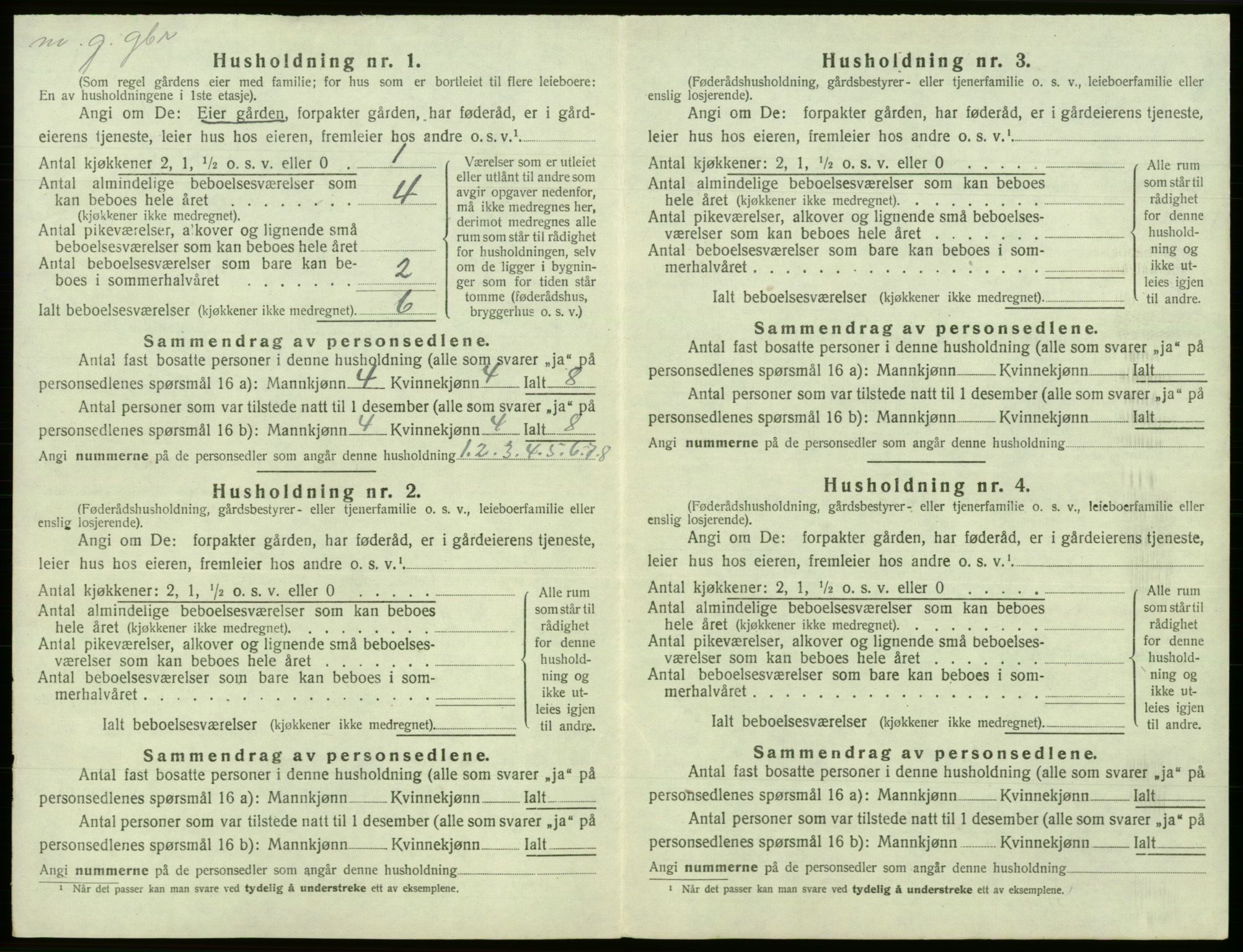 SAB, Folketelling 1920 for 1249 Fana herred, 1920, s. 2462