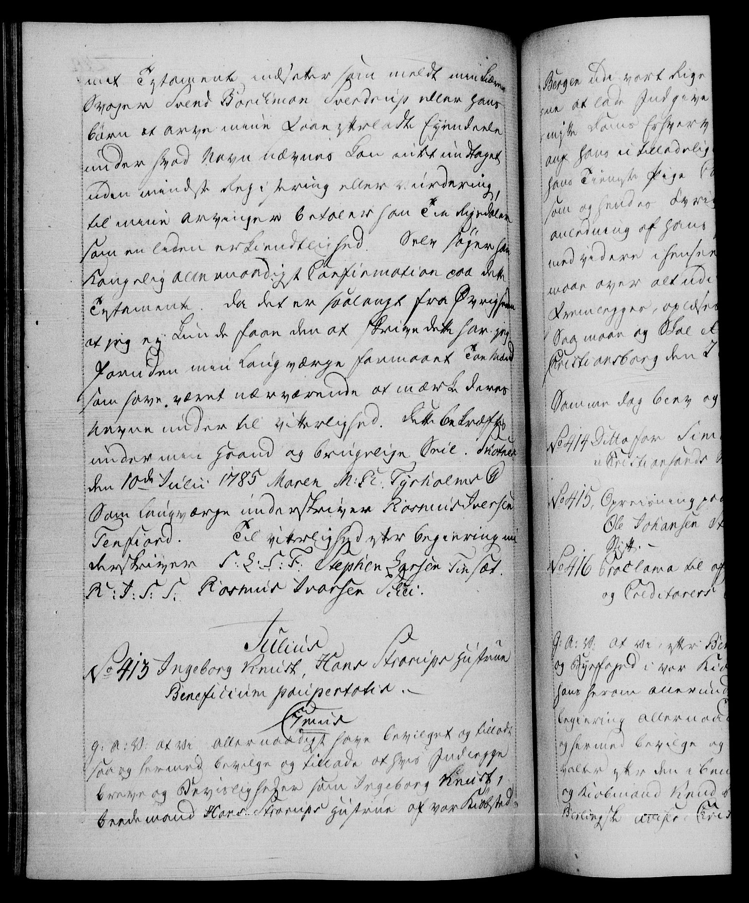 Danske Kanselli 1572-1799, RA/EA-3023/F/Fc/Fca/Fcaa/L0053: Norske registre, 1790-1791, s. 249b