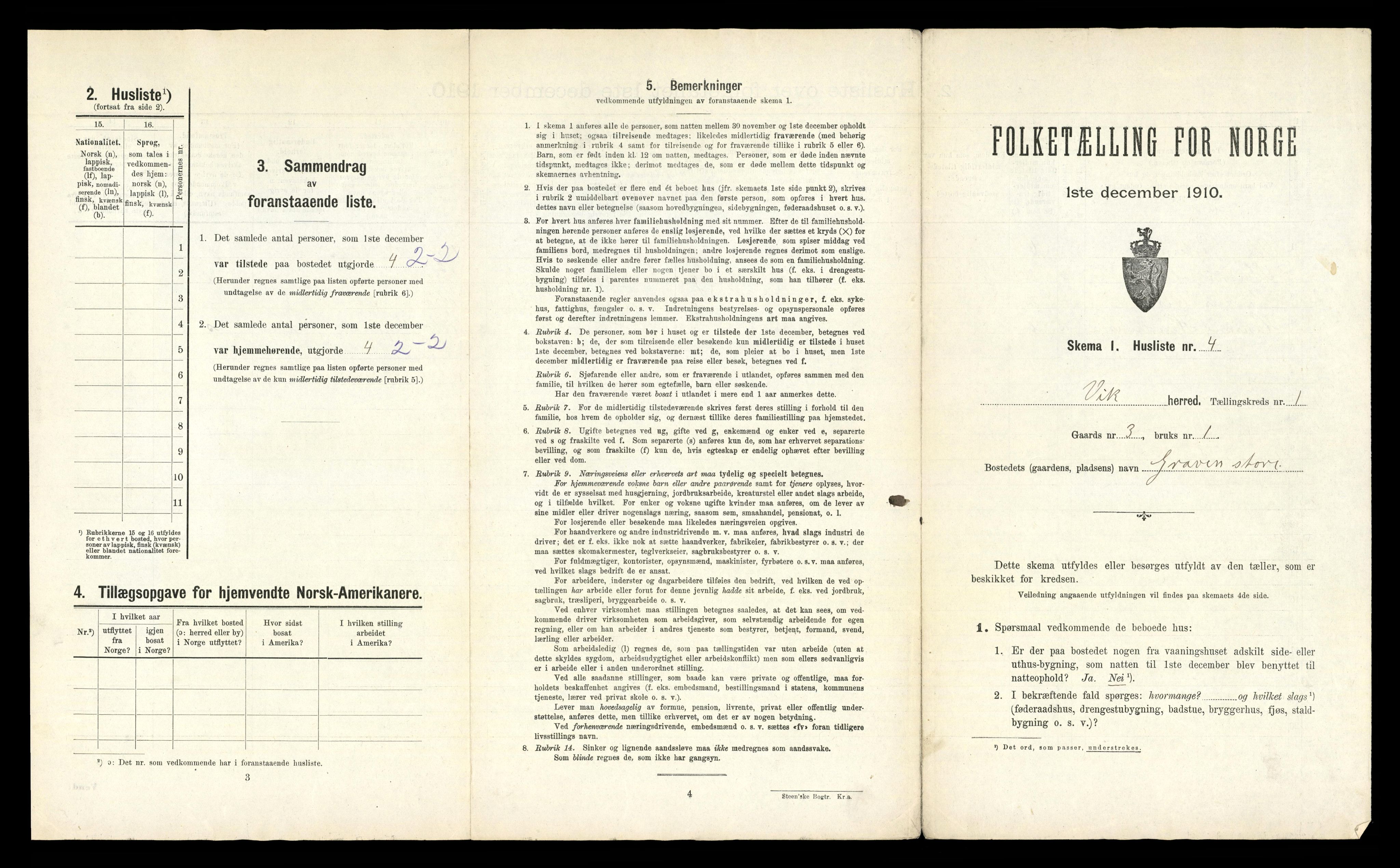 RA, Folketelling 1910 for 1812 Vik herred, 1910, s. 36