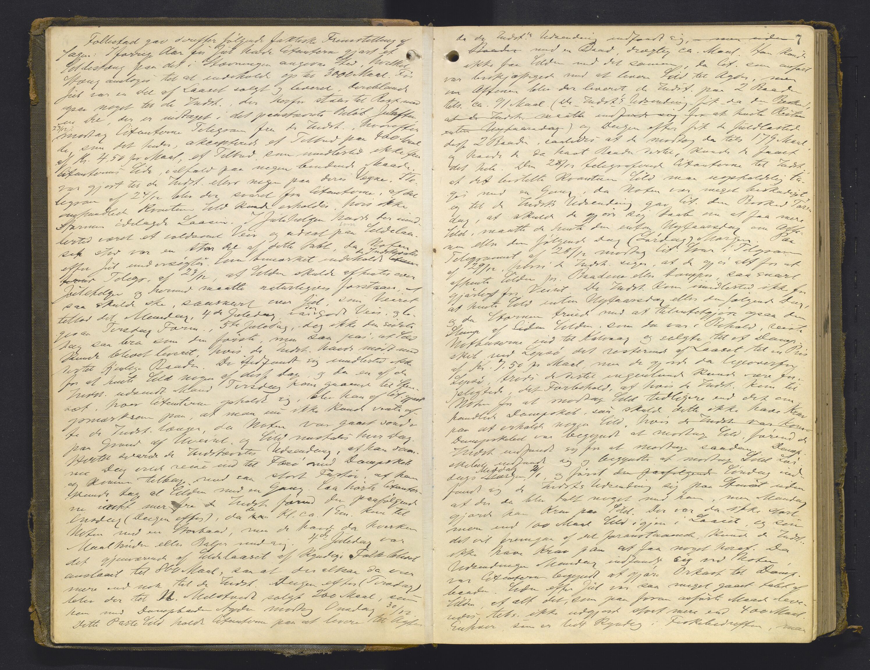 Sunnfjord tingrett, AV/SAB-A-3201/1/F/Fb/Fba/L0054: Ekstrarettsprotokoll, 1891-1908, s. 6b-7a
