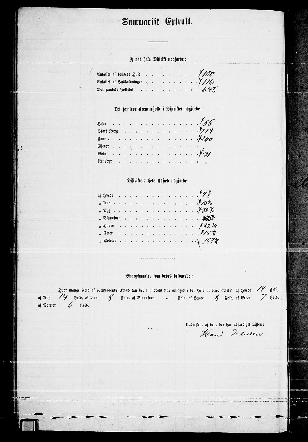 RA, Folketelling 1865 for 0132L Fredrikstad prestegjeld, Glemmen sokn, 1865, s. 173