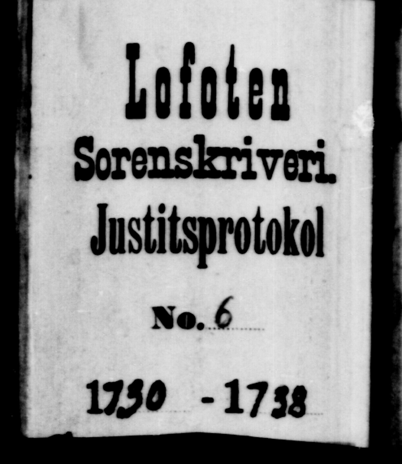 Lofoten sorenskriveri, AV/SAT-A-0017/1/1/1A/L0004: Tingbok, 1730-1797