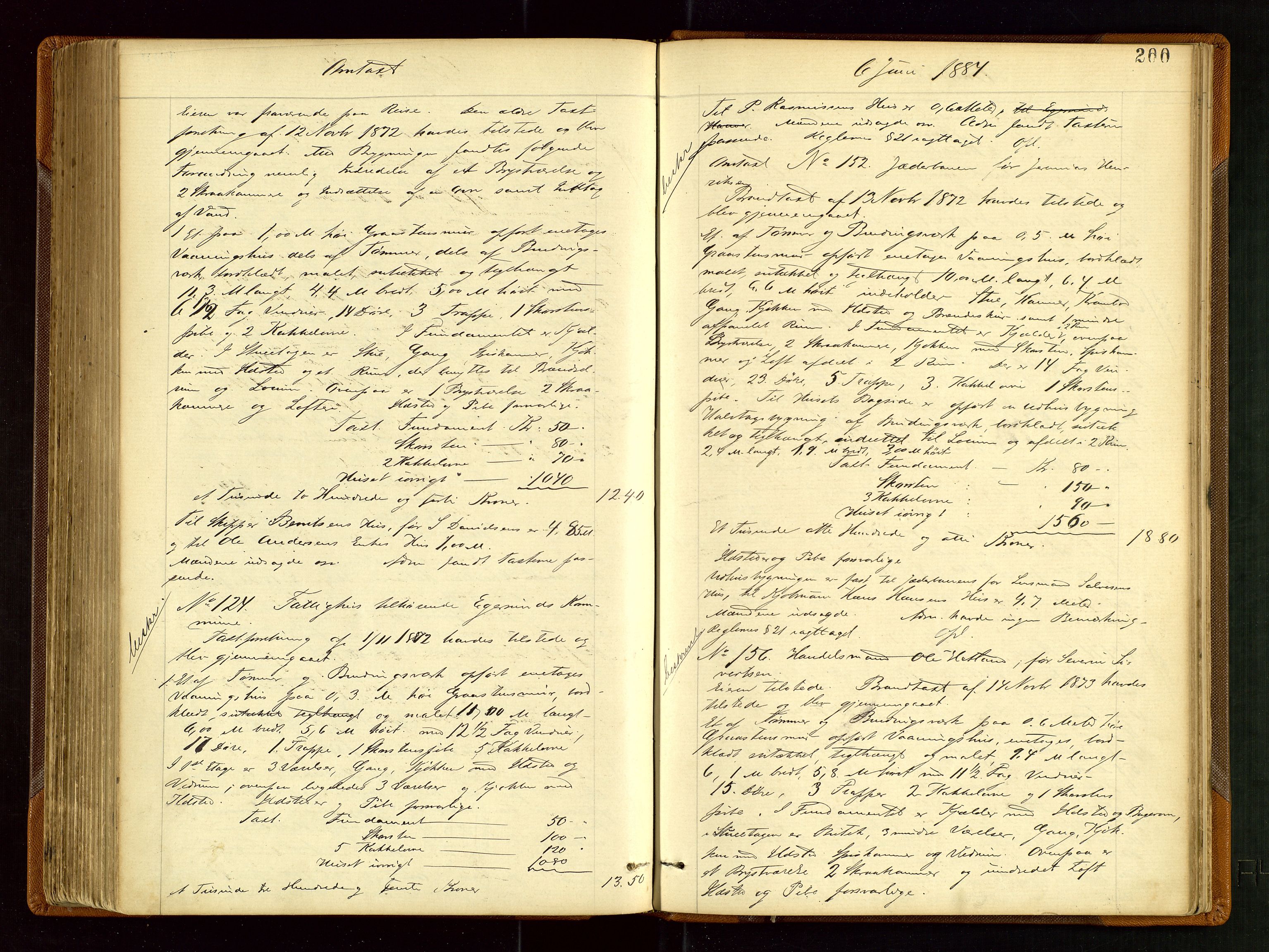 Eigersund lensmannskontor, AV/SAST-A-100171/God/L0003: "Brandtaxationsprotokol", 1874-1886, s. 199b-200a