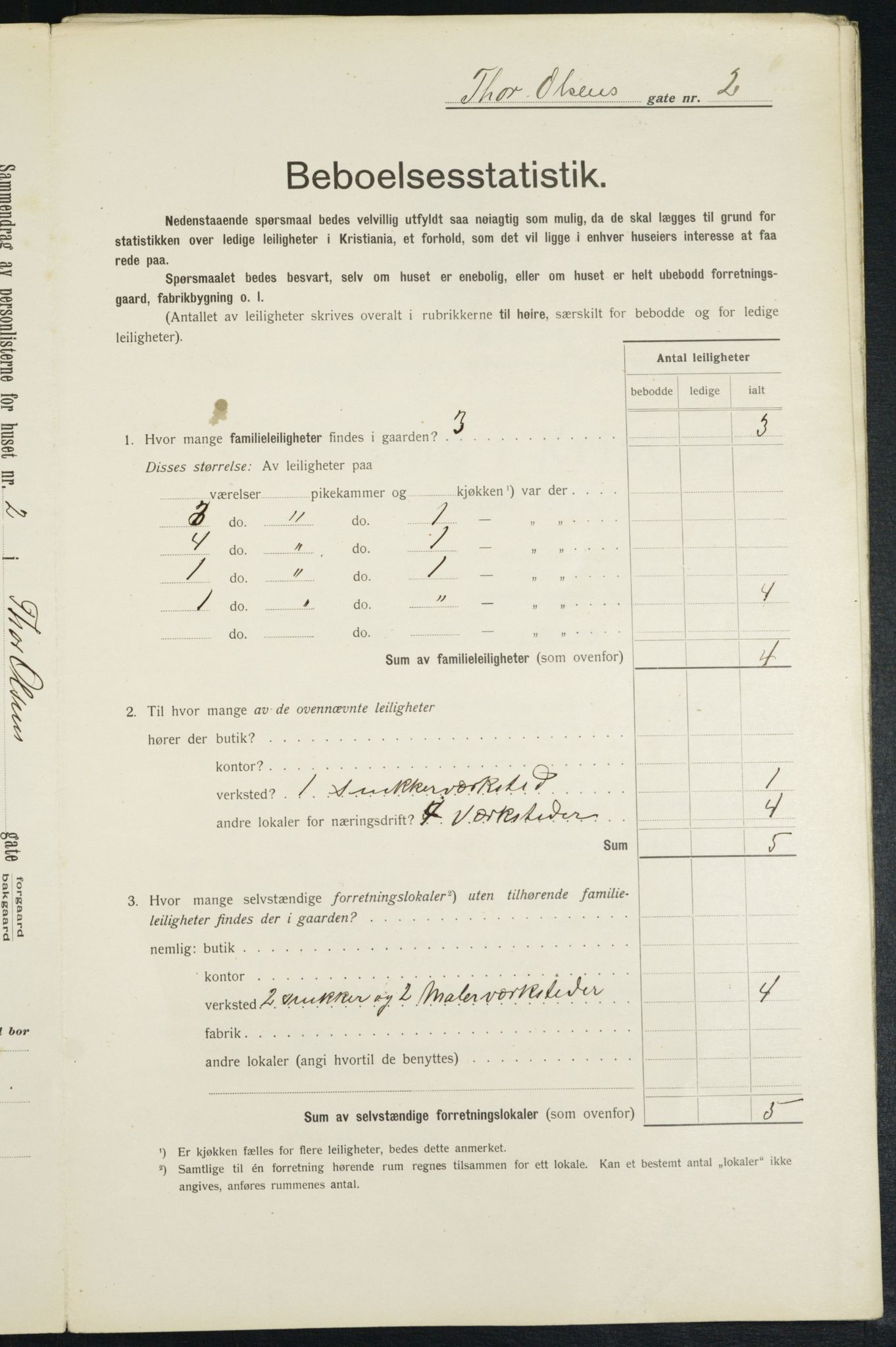 OBA, Kommunal folketelling 1.2.1913 for Kristiania, 1913, s. 109286