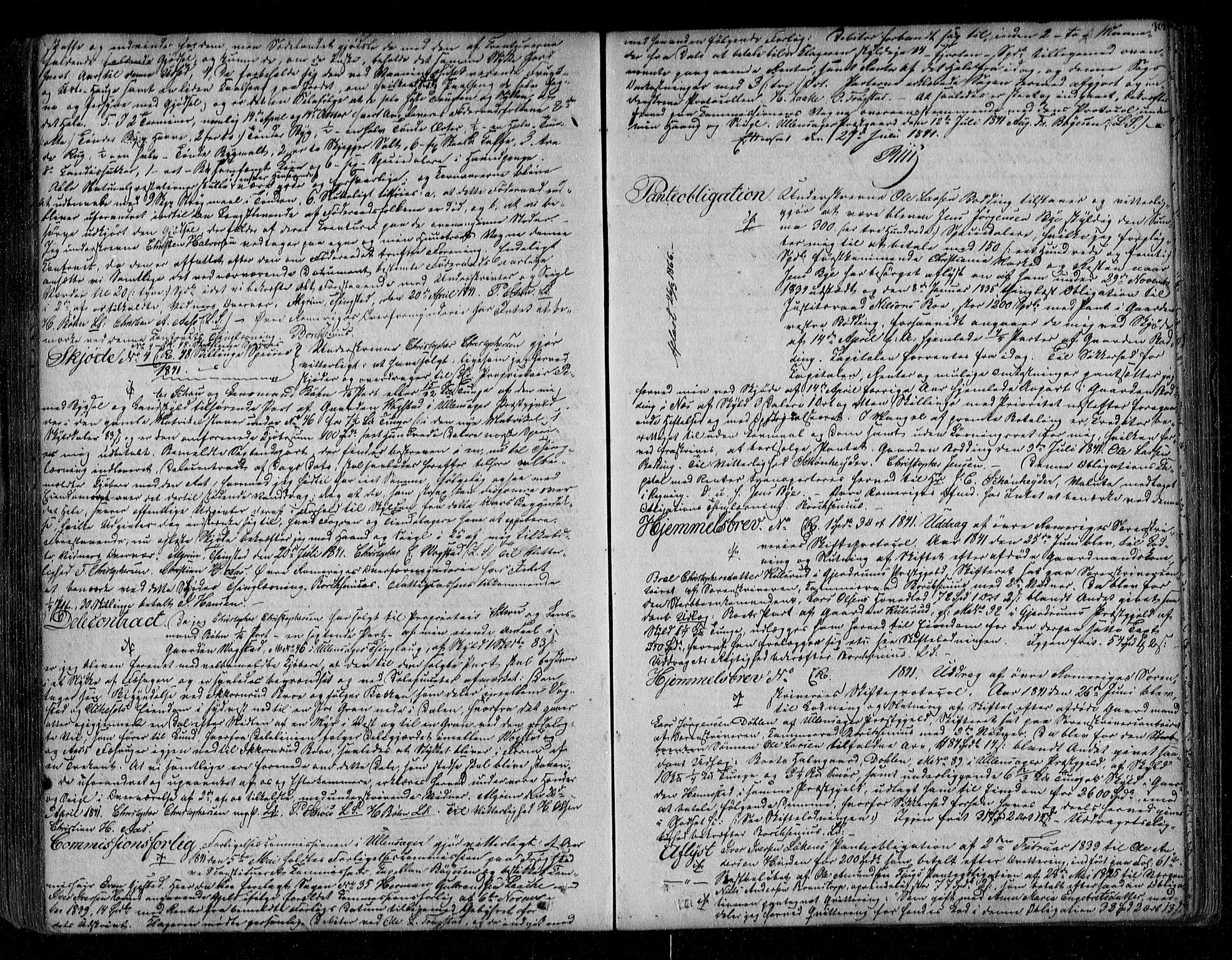Øvre Romerike sorenskriveri, SAO/A-10649/G/Gb/L0009a: Pantebok nr. 9a, 1838-1842, s. 323