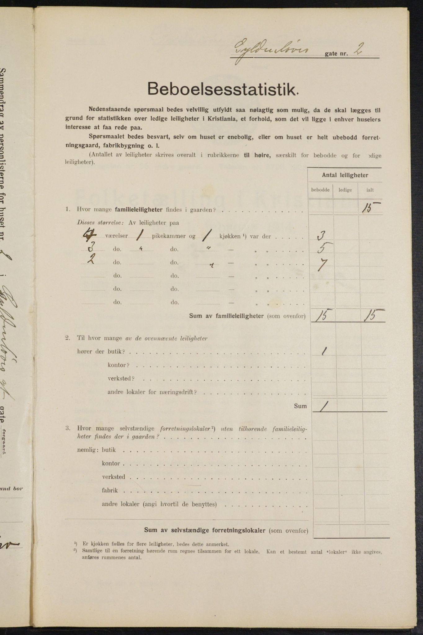 OBA, Kommunal folketelling 1.2.1914 for Kristiania, 1914, s. 32532