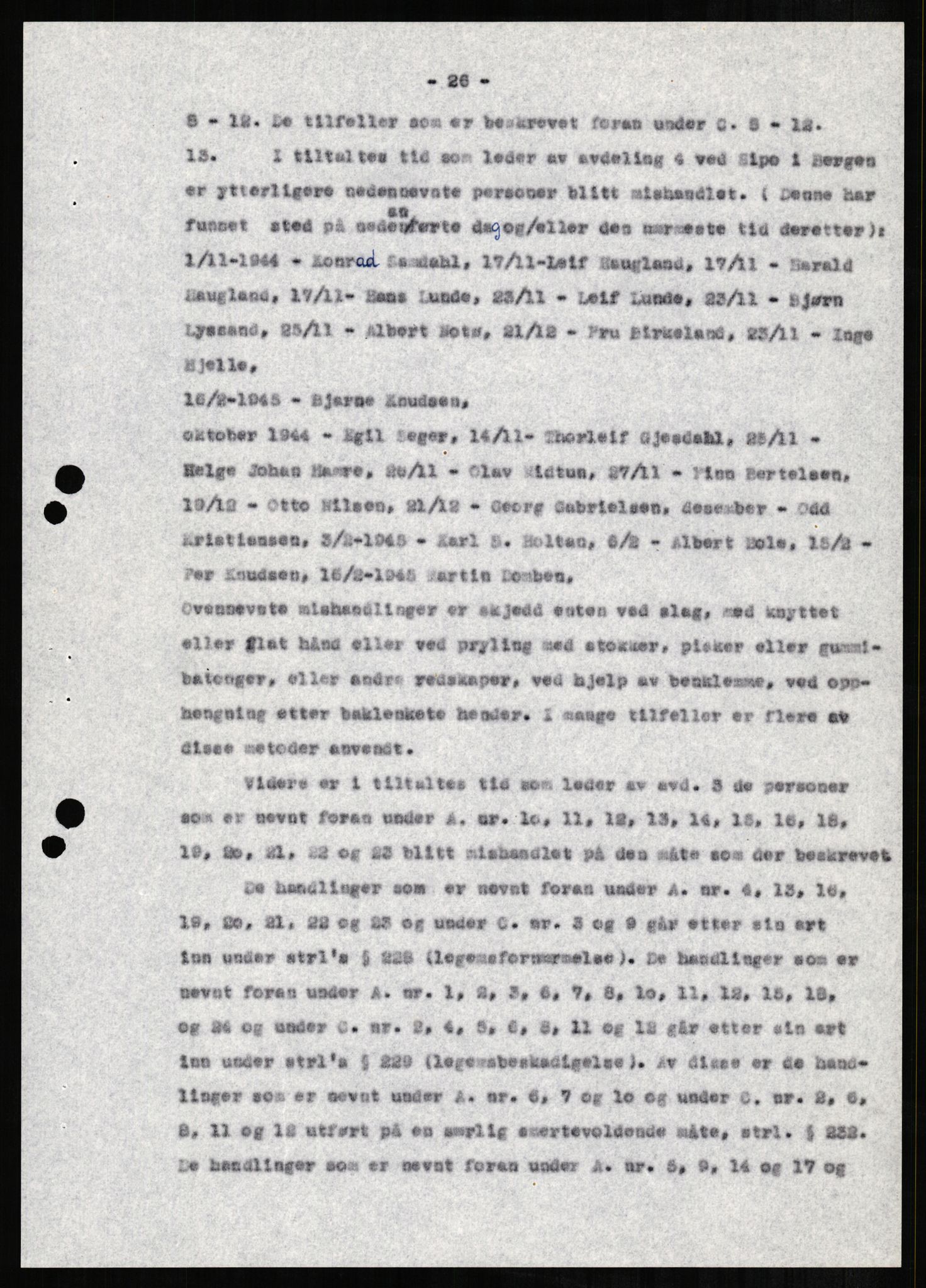 Forsvaret, Forsvarets overkommando II, AV/RA-RAFA-3915/D/Db/L0001: CI Questionaires. Tyske okkupasjonsstyrker i Norge. Tyskere., 1945-1946, s. 335