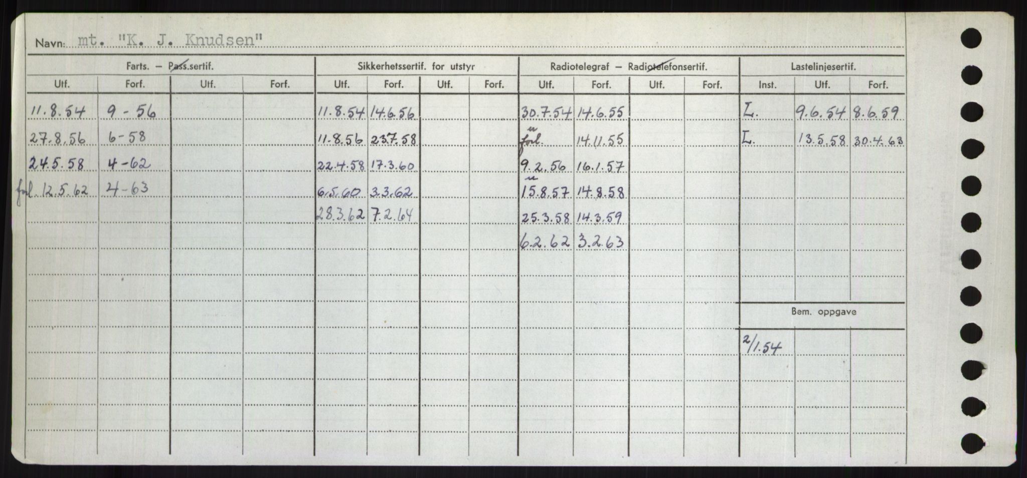 Sjøfartsdirektoratet med forløpere, Skipsmålingen, RA/S-1627/H/Hd/L0020: Fartøy, K-Kon, s. 6