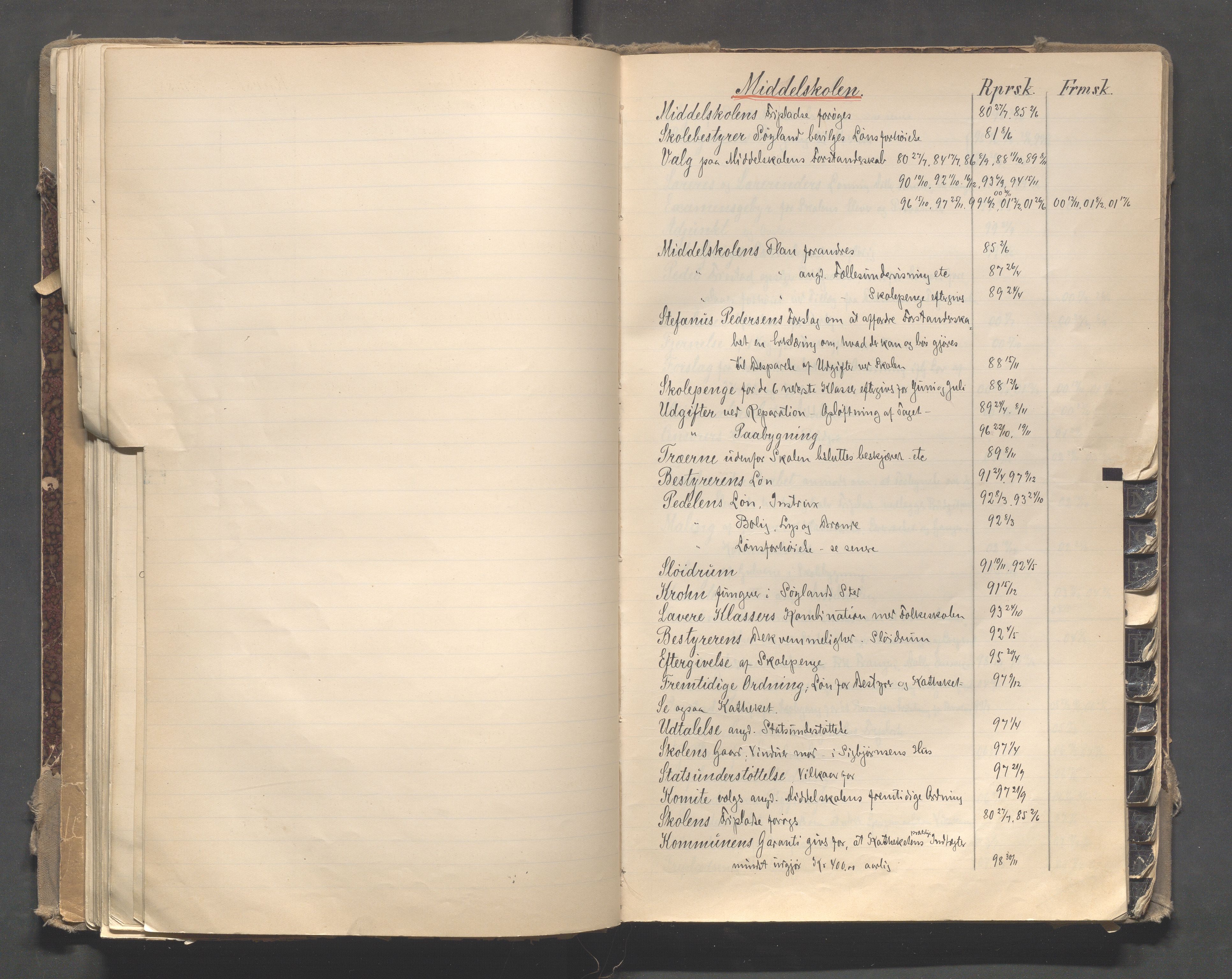 Egersund kommune (Ladested) - Formannskapet, IKAR/K-100502/C/Cb/L0002: Saksregister, 1880-1918, s. 74