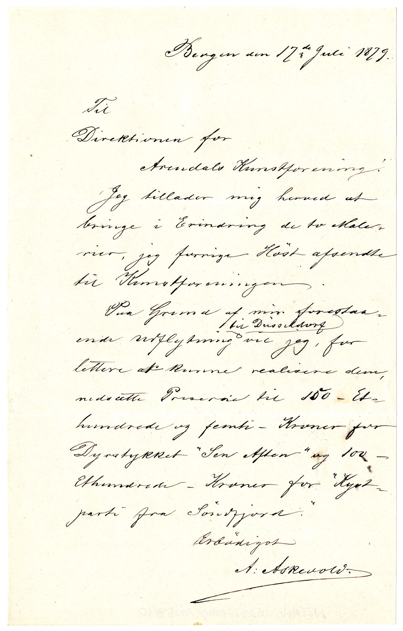 Diderik Maria Aalls brevsamling, NF/Ark-1023/F/L0001: D.M. Aalls brevsamling. A - B, 1738-1889, s. 605