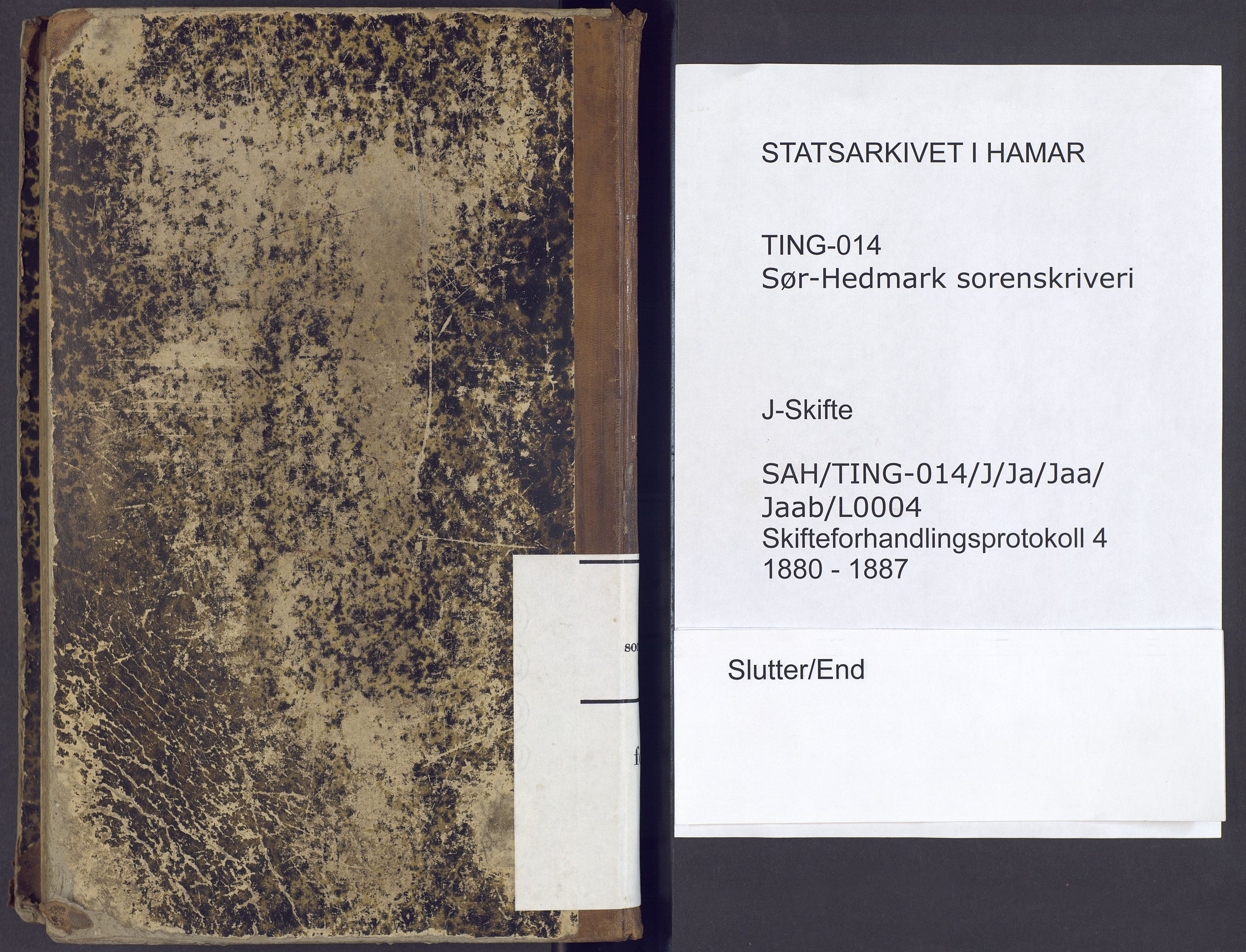 Sør-Hedmark sorenskriveri, SAH/TING-014/J/Ja/Jac/L0004: Skifteforhandlingsprotokoll, 1880-1887