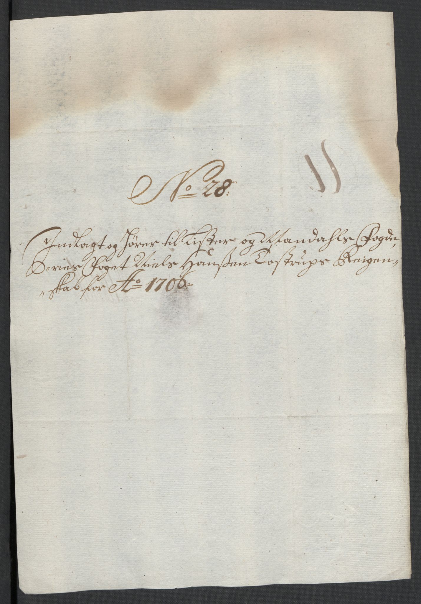 Rentekammeret inntil 1814, Reviderte regnskaper, Fogderegnskap, RA/EA-4092/R43/L2551: Fogderegnskap Lista og Mandal, 1705-1709, s. 365