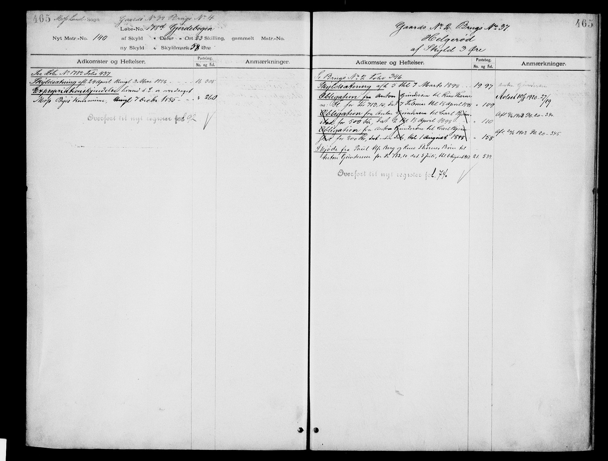 Moss sorenskriveri, SAO/A-10168: Panteregister nr. IV 3b, 1769-1926, s. 465