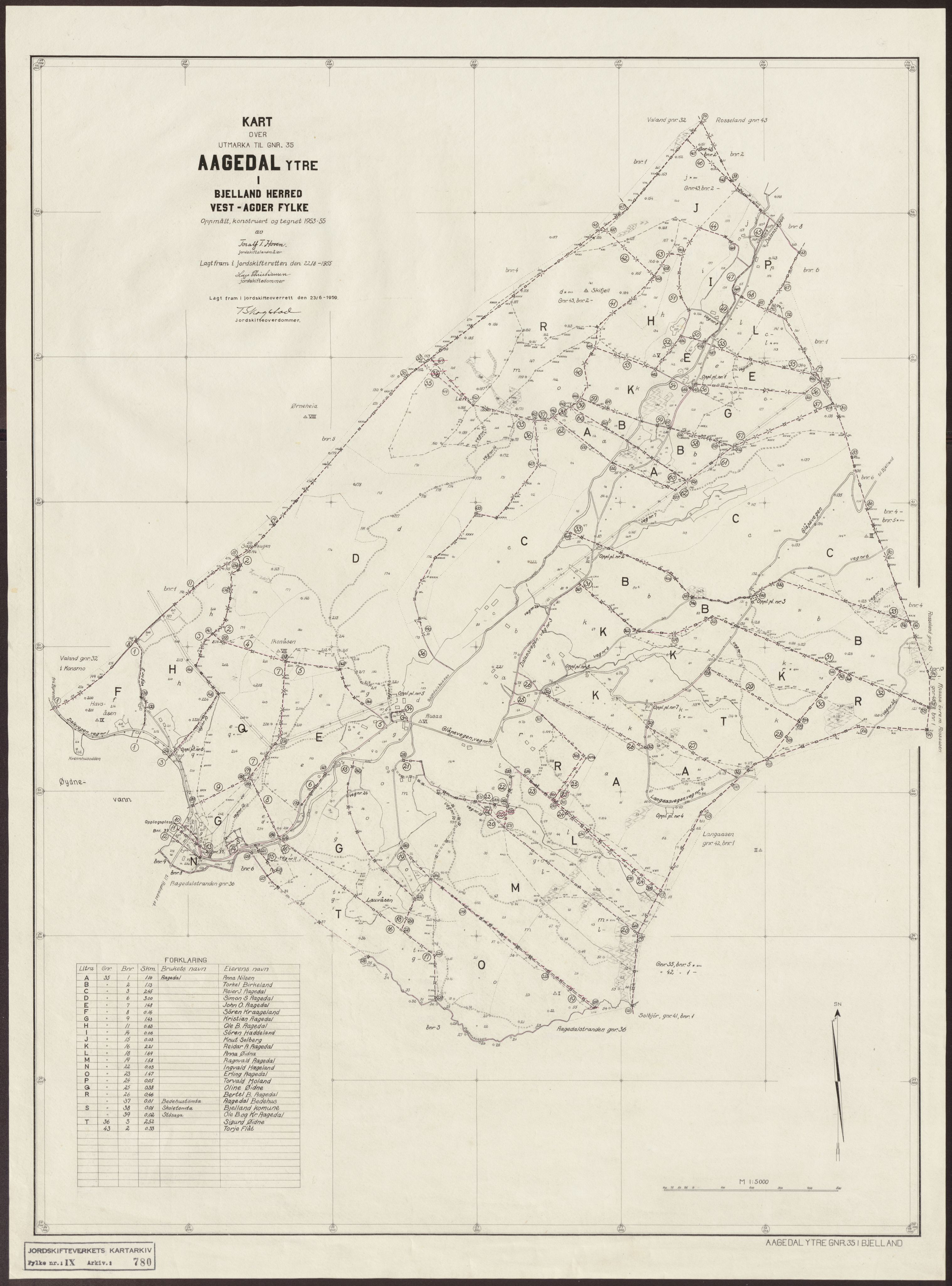 Jordskifteverkets kartarkiv, RA/S-3929/T, 1859-1988, s. 993