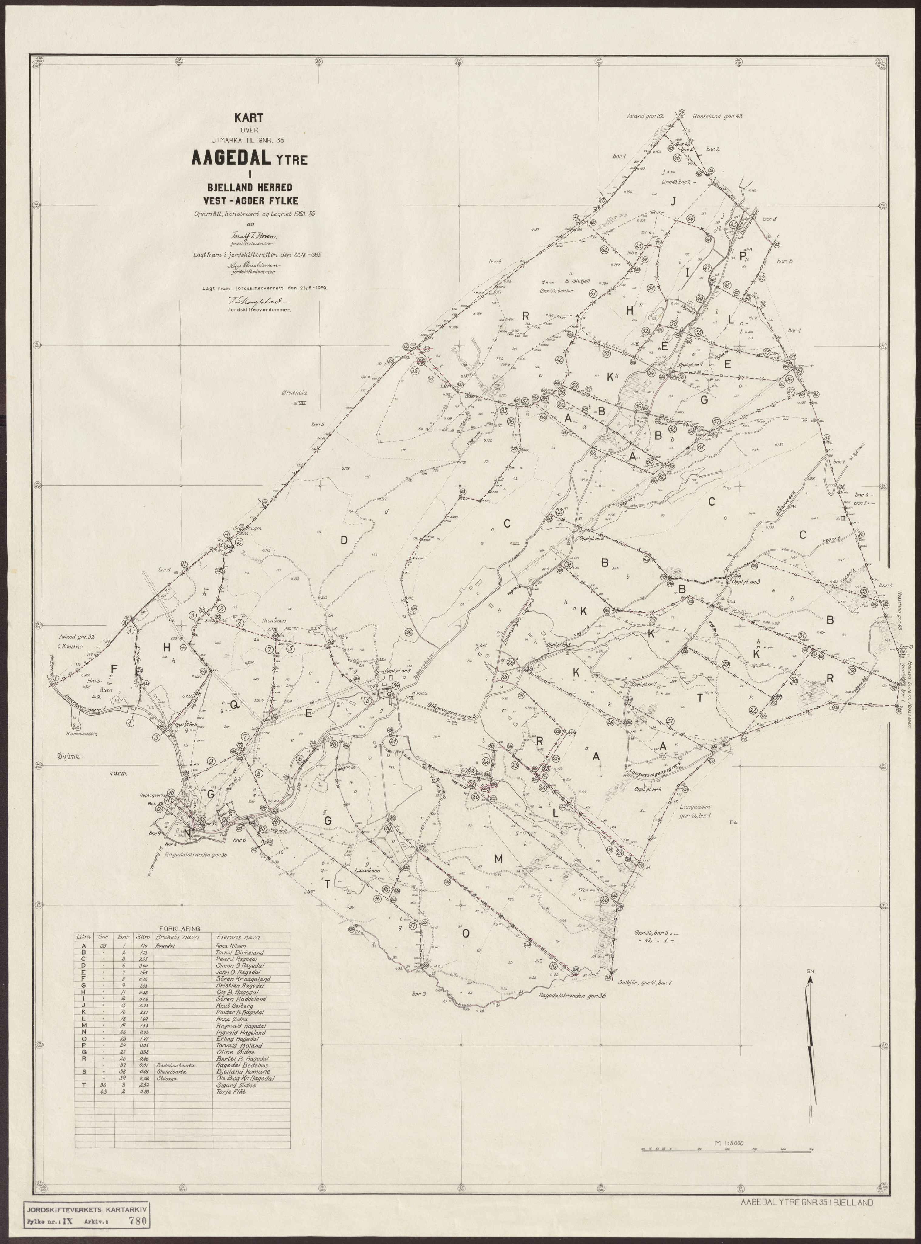 Jordskifteverkets kartarkiv, AV/RA-S-3929/T, 1859-1988, s. 993