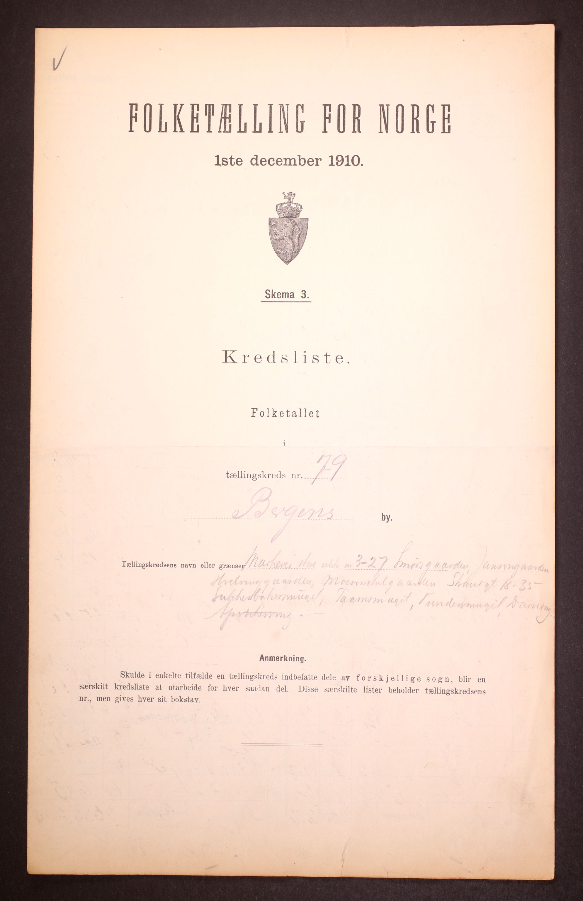 RA, Folketelling 1910 for 1301 Bergen kjøpstad, 1910, s. 240