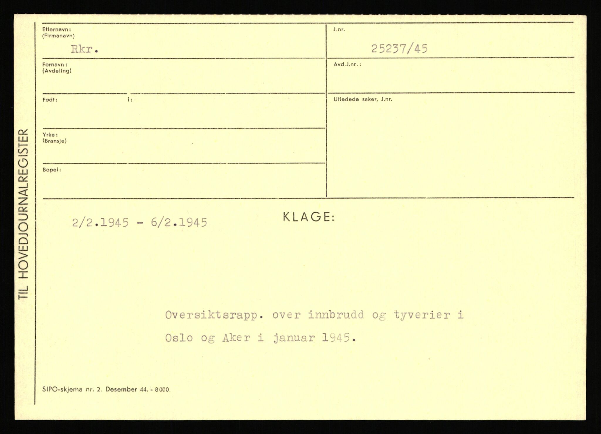 Statspolitiet - Hovedkontoret / Osloavdelingen, AV/RA-S-1329/C/Ca/L0013: Raa - Servold, 1943-1945, s. 1526