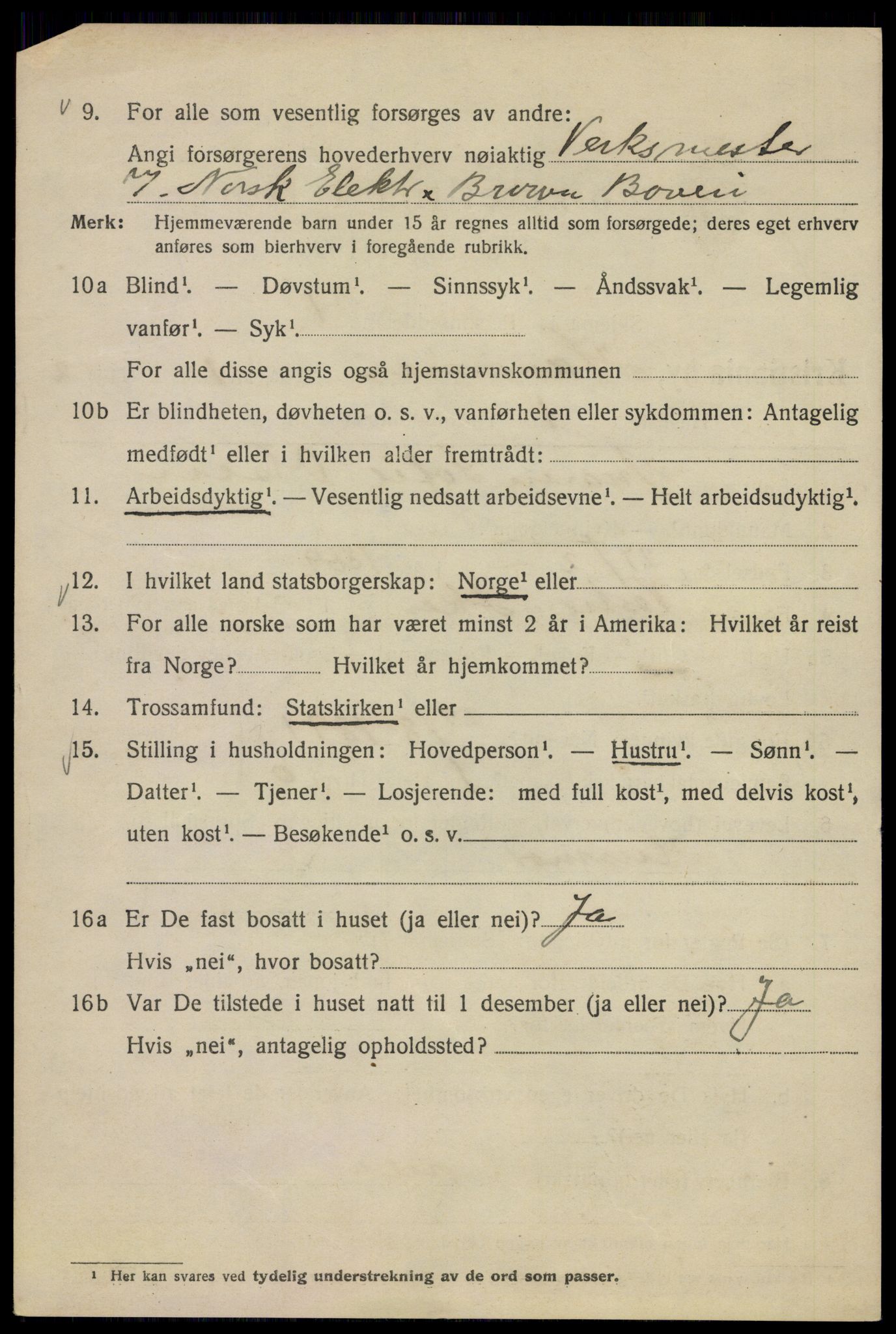 SAO, Folketelling 1920 for 0301 Kristiania kjøpstad, 1920, s. 268360