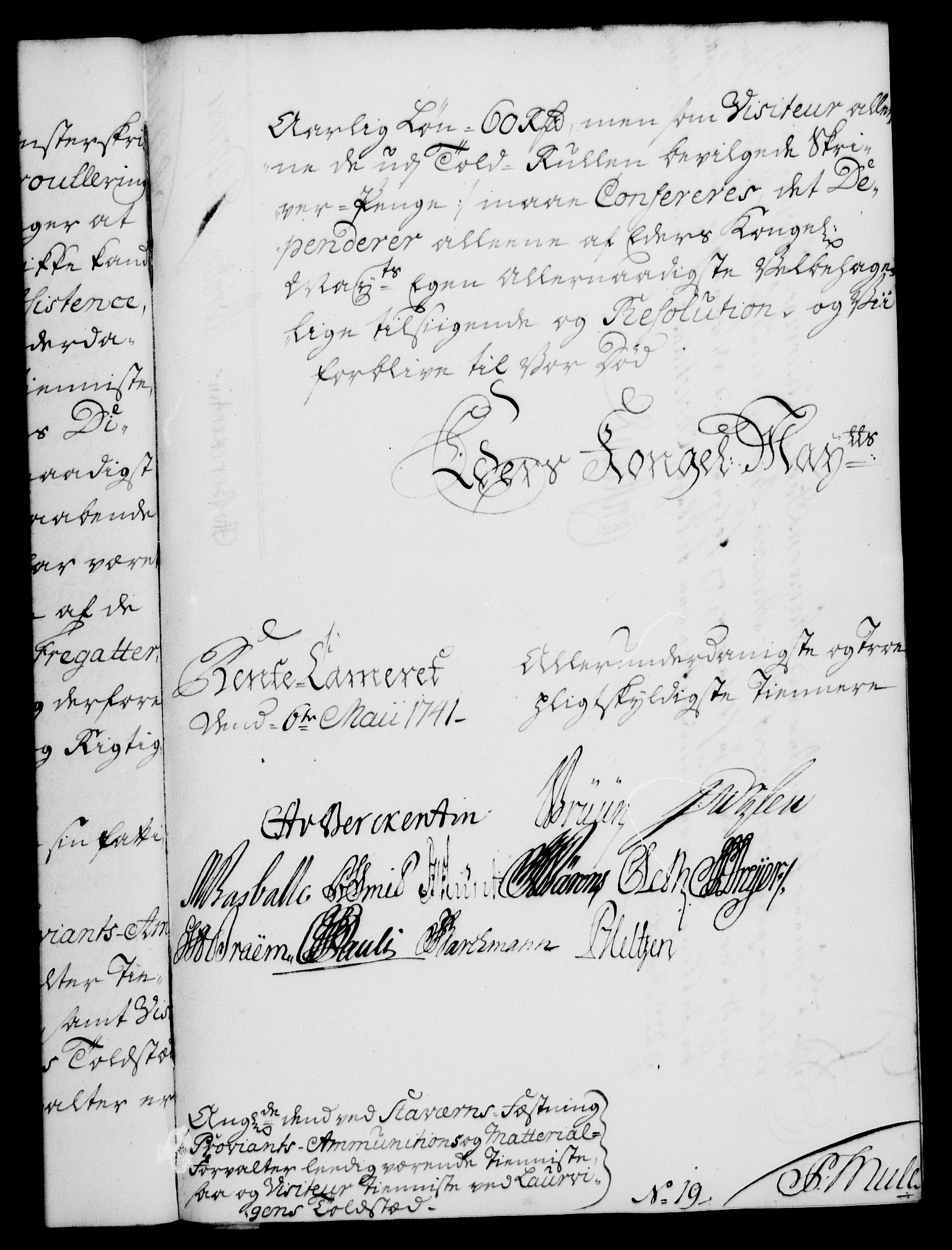 Rentekammeret, Kammerkanselliet, RA/EA-3111/G/Gf/Gfa/L0024: Norsk relasjons- og resolusjonsprotokoll (merket RK 52.24), 1741, s. 324