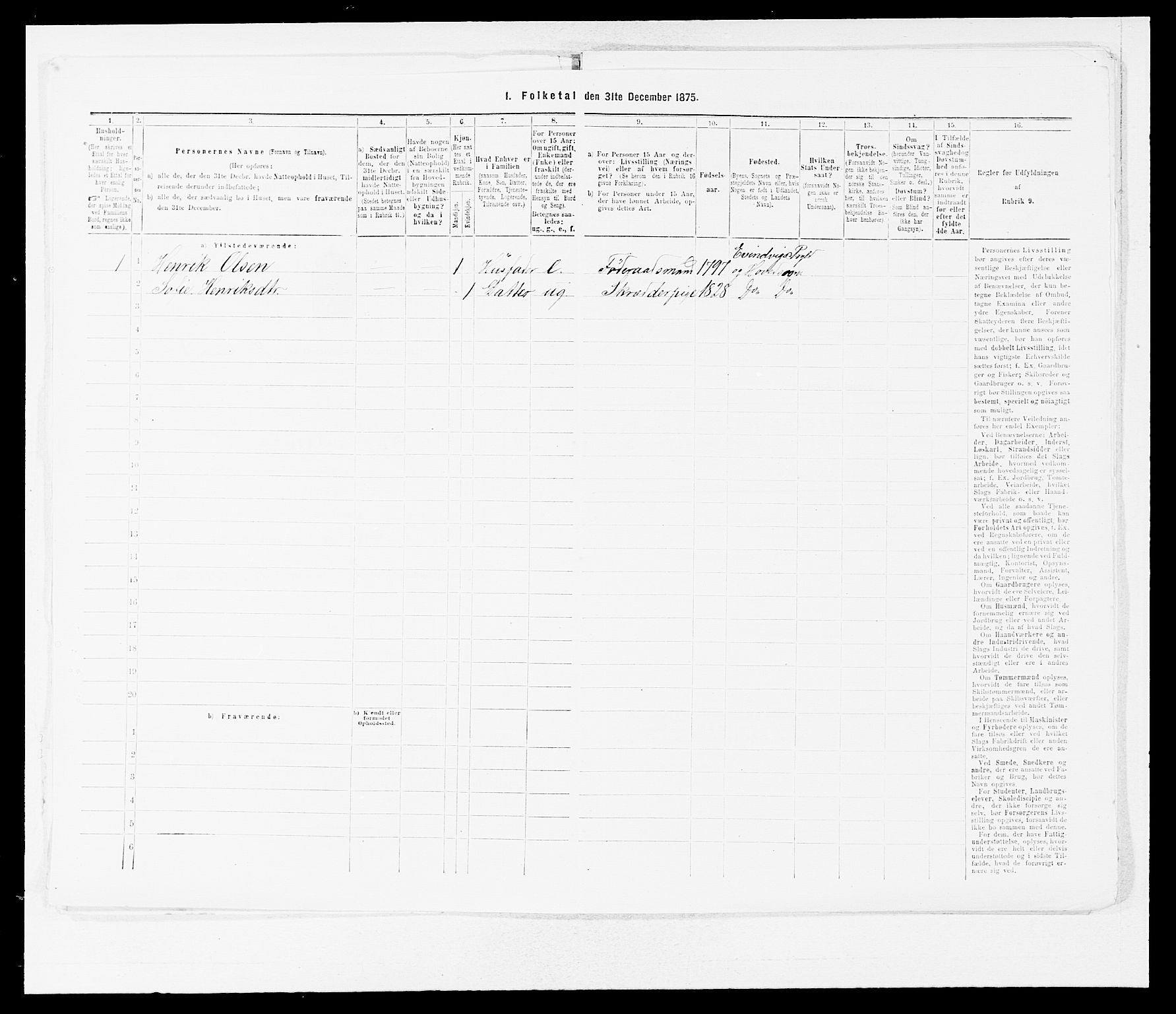 SAB, Folketelling 1875 for 1411P Eivindvik prestegjeld, 1875, s. 123