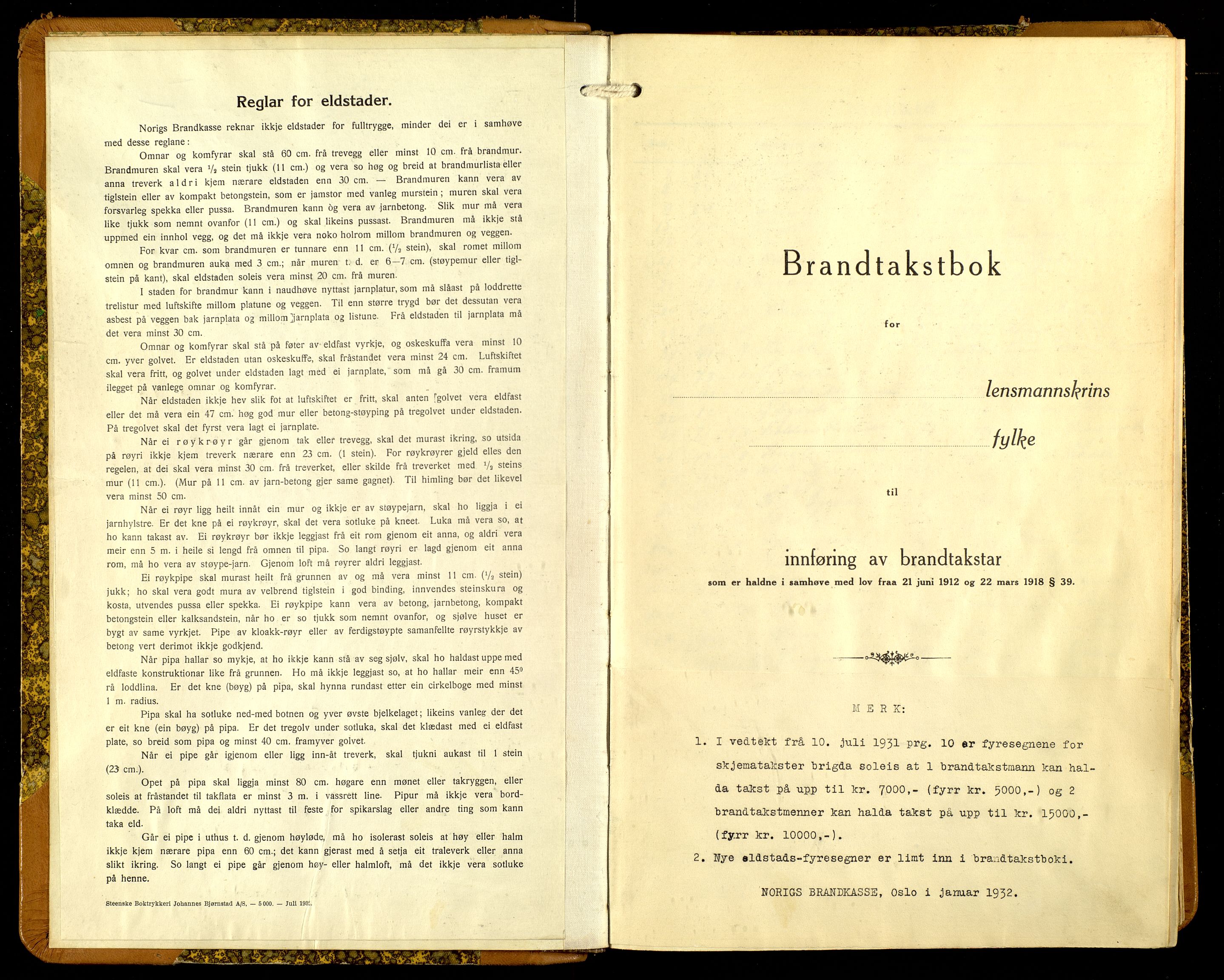 Norges Brannkasse, Vestre Slidre, AV/SAH-NBRANS-057/F/L0006: Branntakstprotokoll, 1934-1953