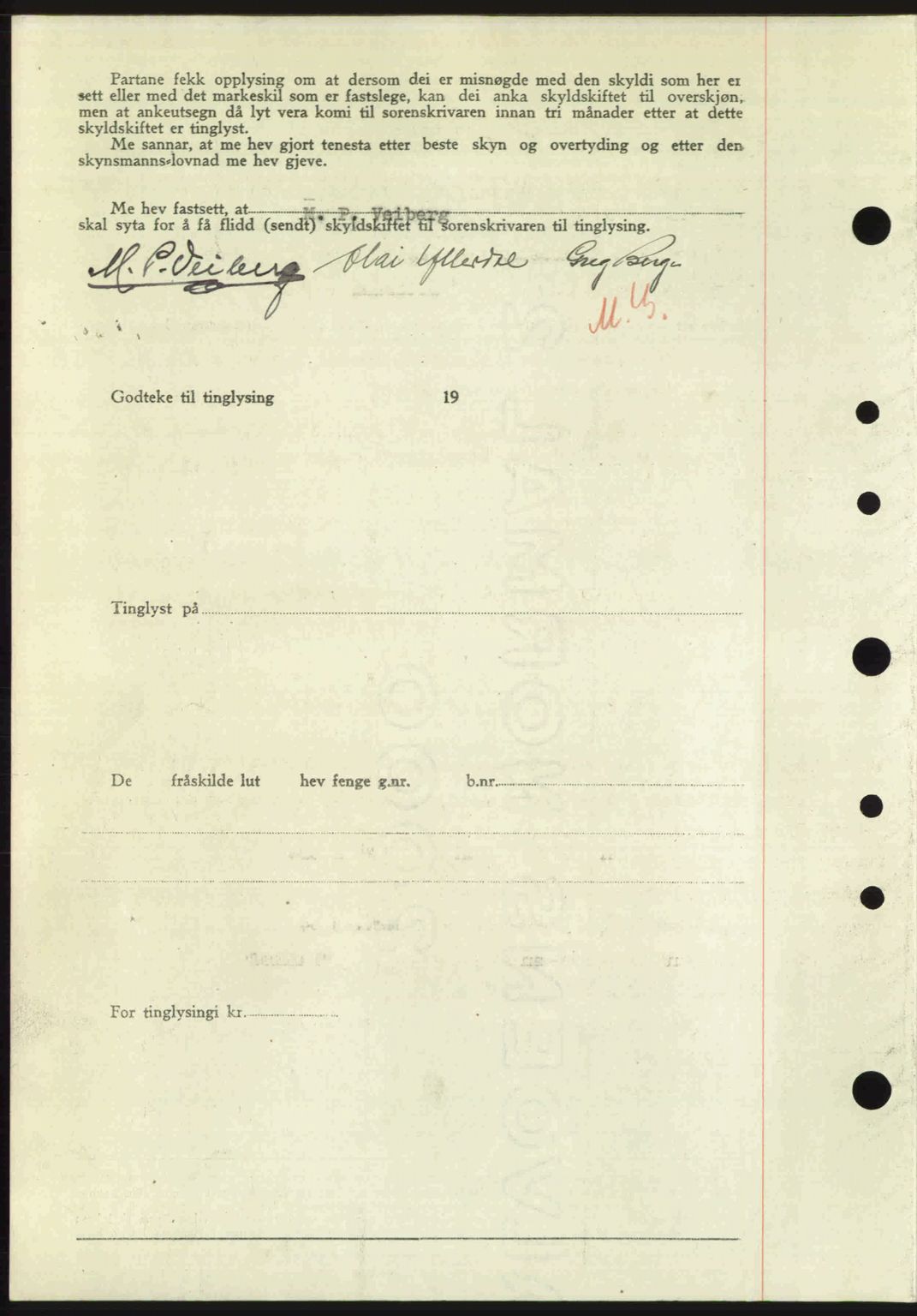 Nordre Sunnmøre sorenskriveri, AV/SAT-A-0006/1/2/2C/2Ca: Pantebok nr. A23, 1946-1947, Dagboknr: 2053/1946