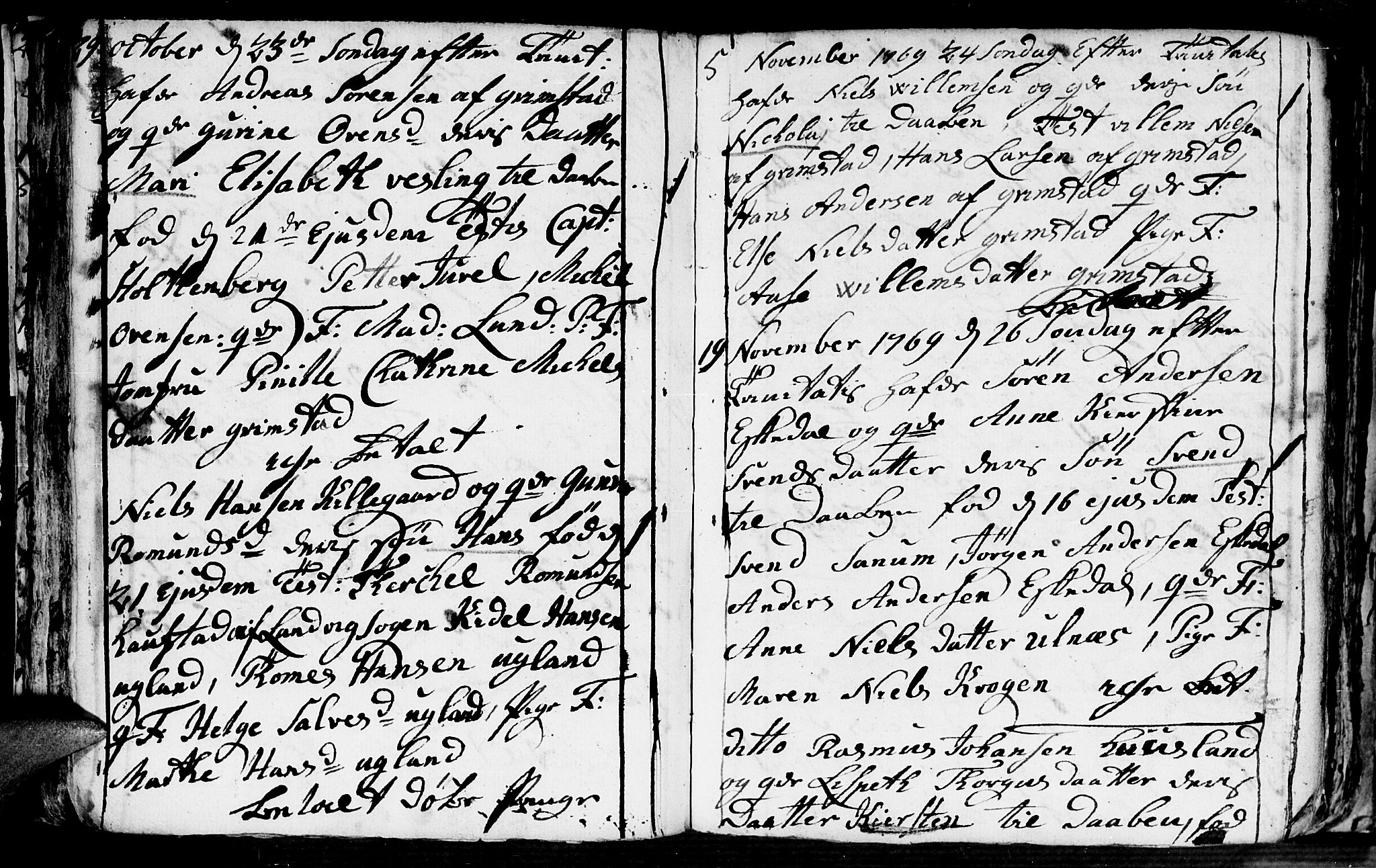 Fjære sokneprestkontor, AV/SAK-1111-0011/F/Fb/L0004: Klokkerbok nr. B 4, 1766-1785, s. 52b-53a
