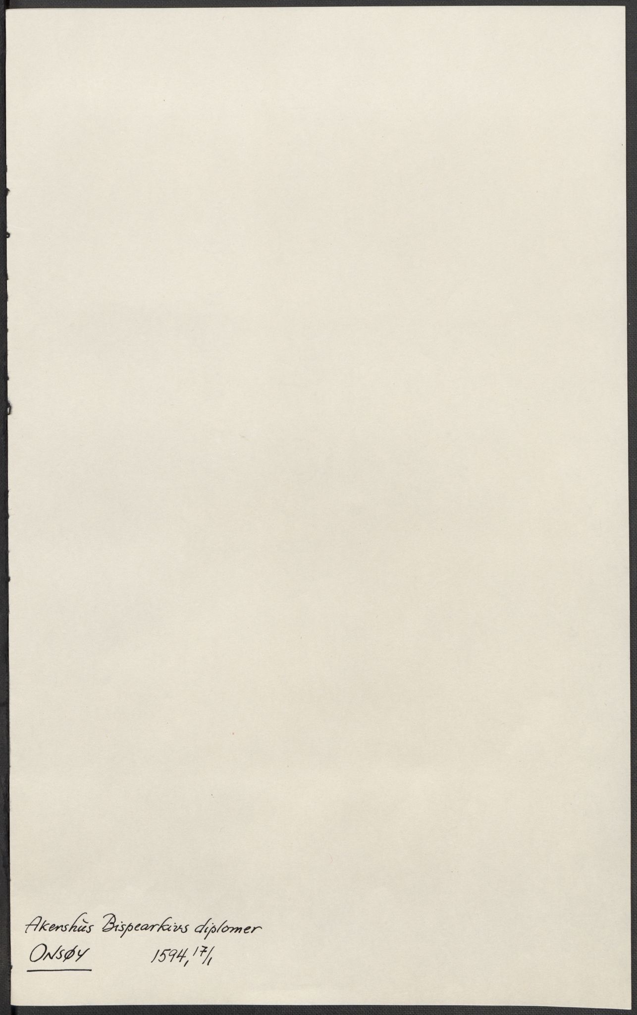 Riksarkivets diplomsamling, AV/RA-EA-5965/F15/L0003: Prestearkiv - Østfold, 1594-1700, s. 17