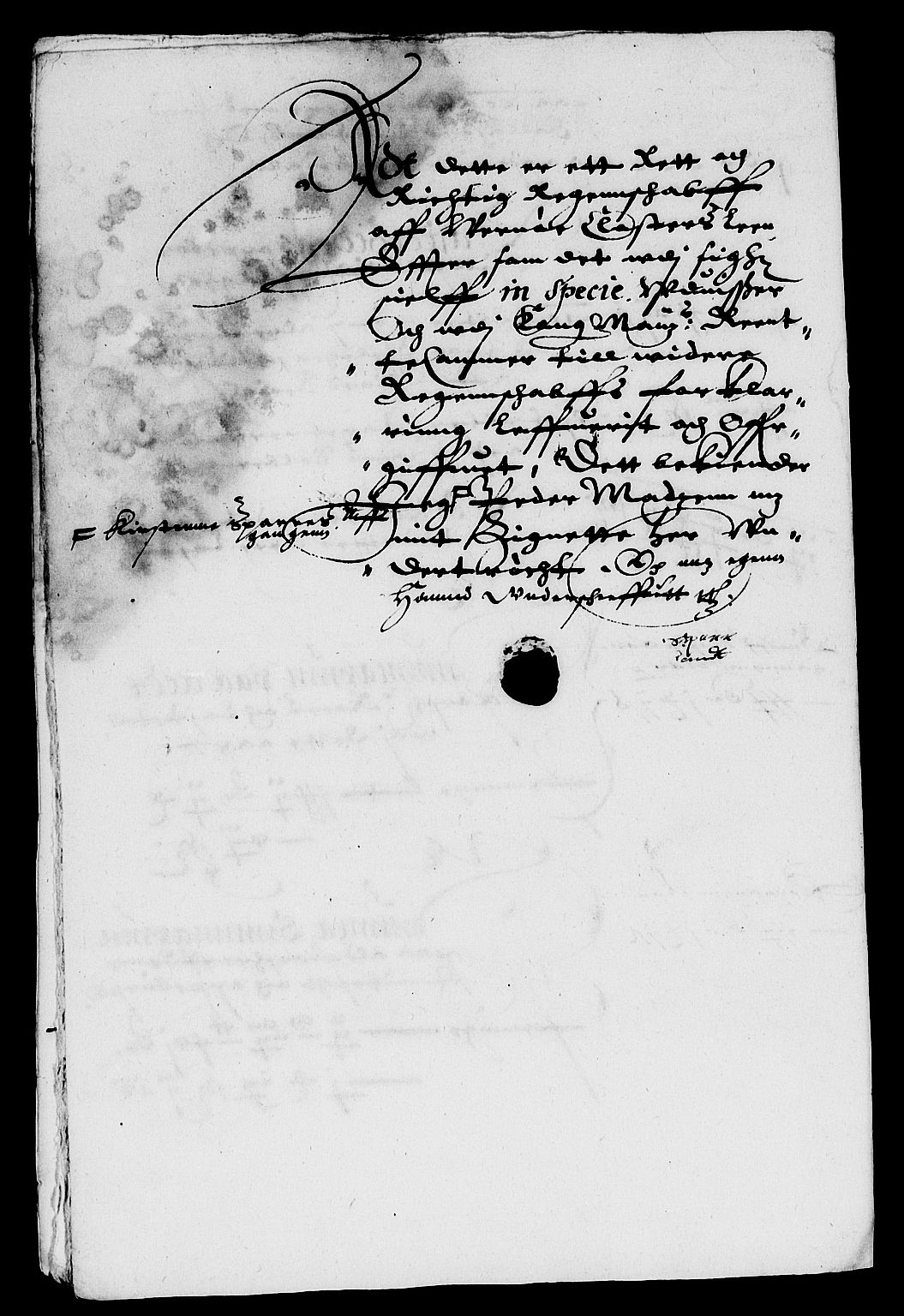 Rentekammeret inntil 1814, Reviderte regnskaper, Lensregnskaper, AV/RA-EA-5023/R/Rb/Rbg/L0001: Verne kloster len, 1599-1619