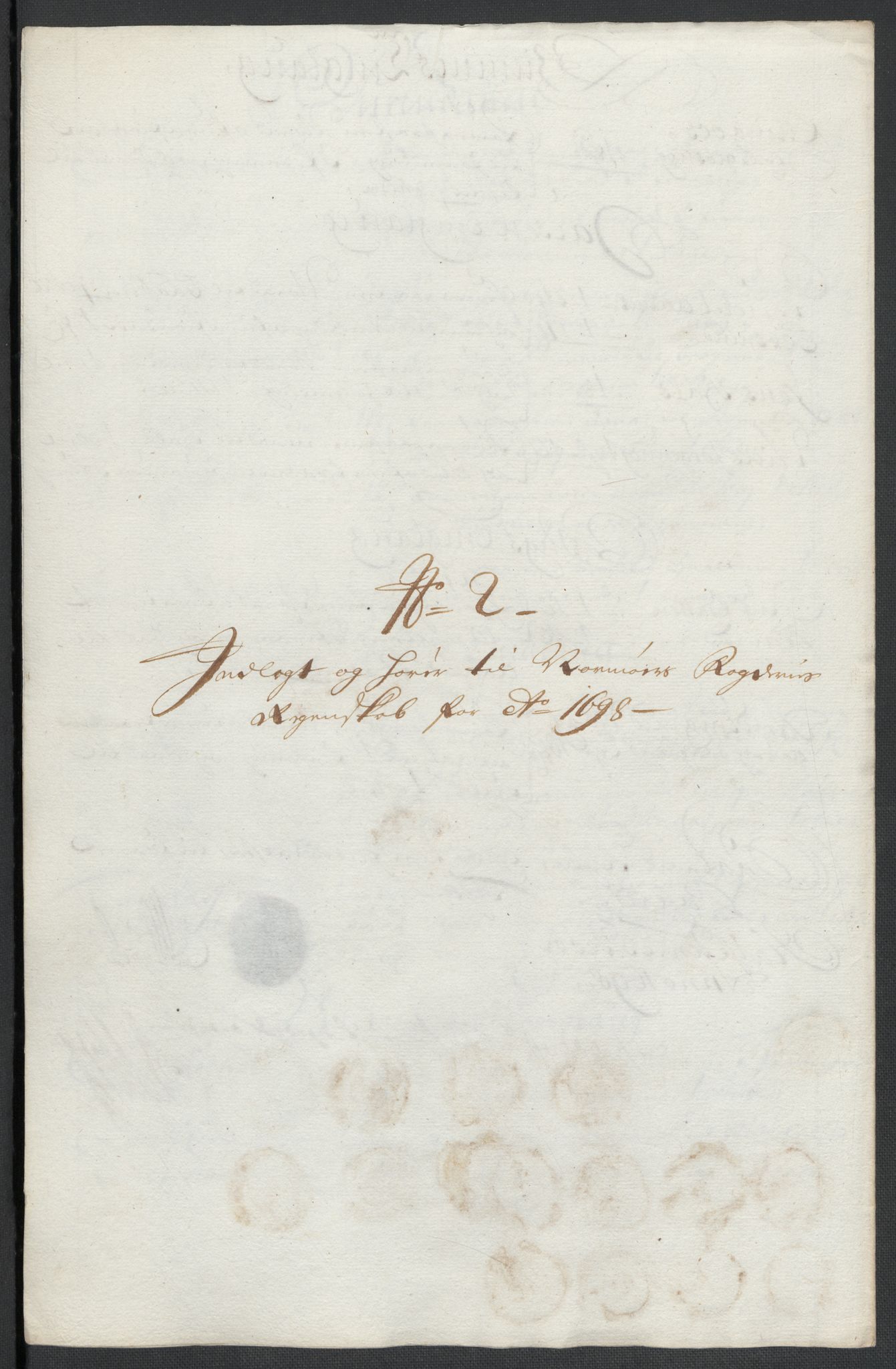 Rentekammeret inntil 1814, Reviderte regnskaper, Fogderegnskap, RA/EA-4092/R56/L3737: Fogderegnskap Nordmøre, 1697-1698, s. 309