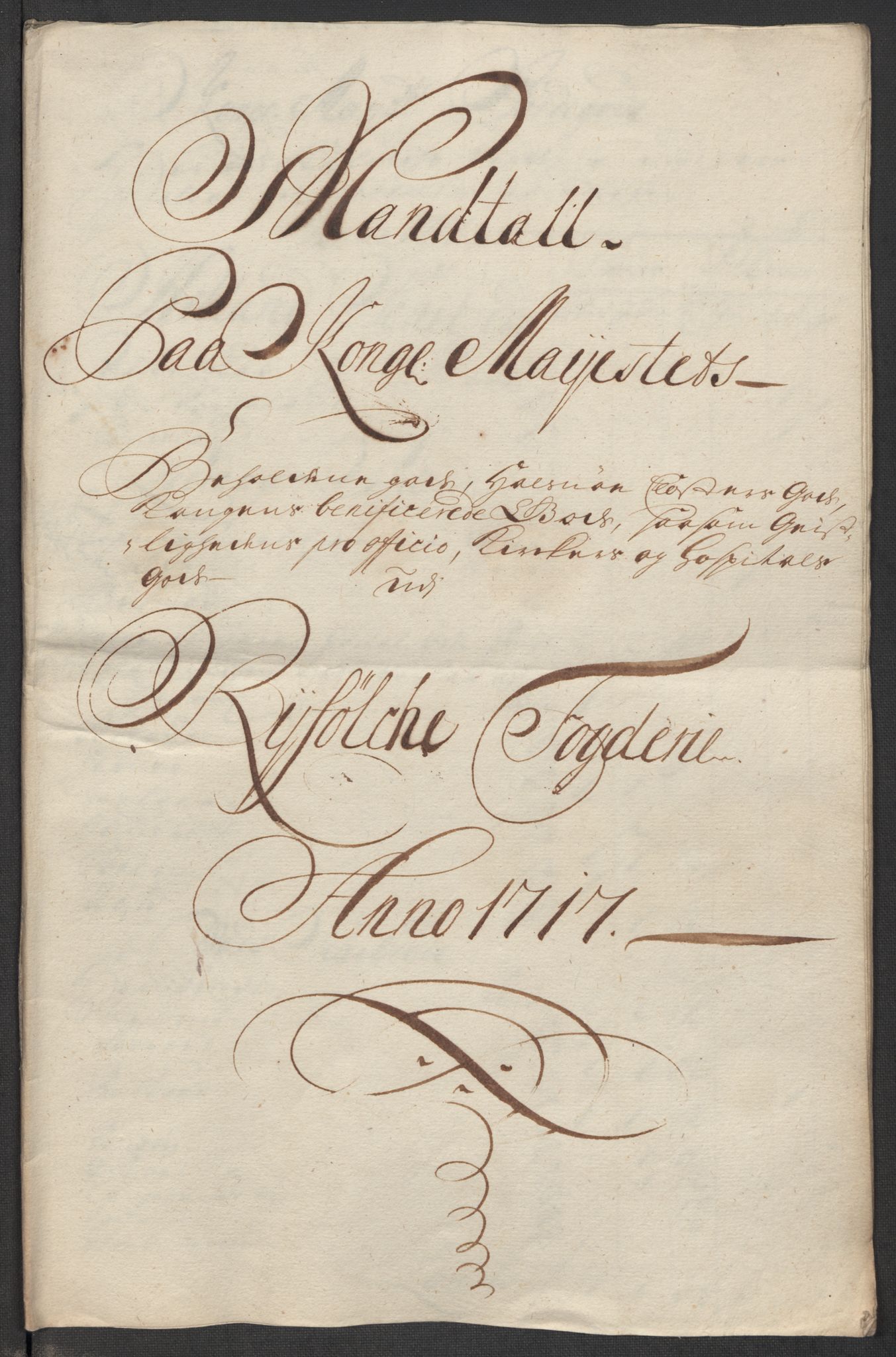Rentekammeret inntil 1814, Reviderte regnskaper, Fogderegnskap, AV/RA-EA-4092/R47/L2870: Fogderegnskap Ryfylke, 1717, s. 71
